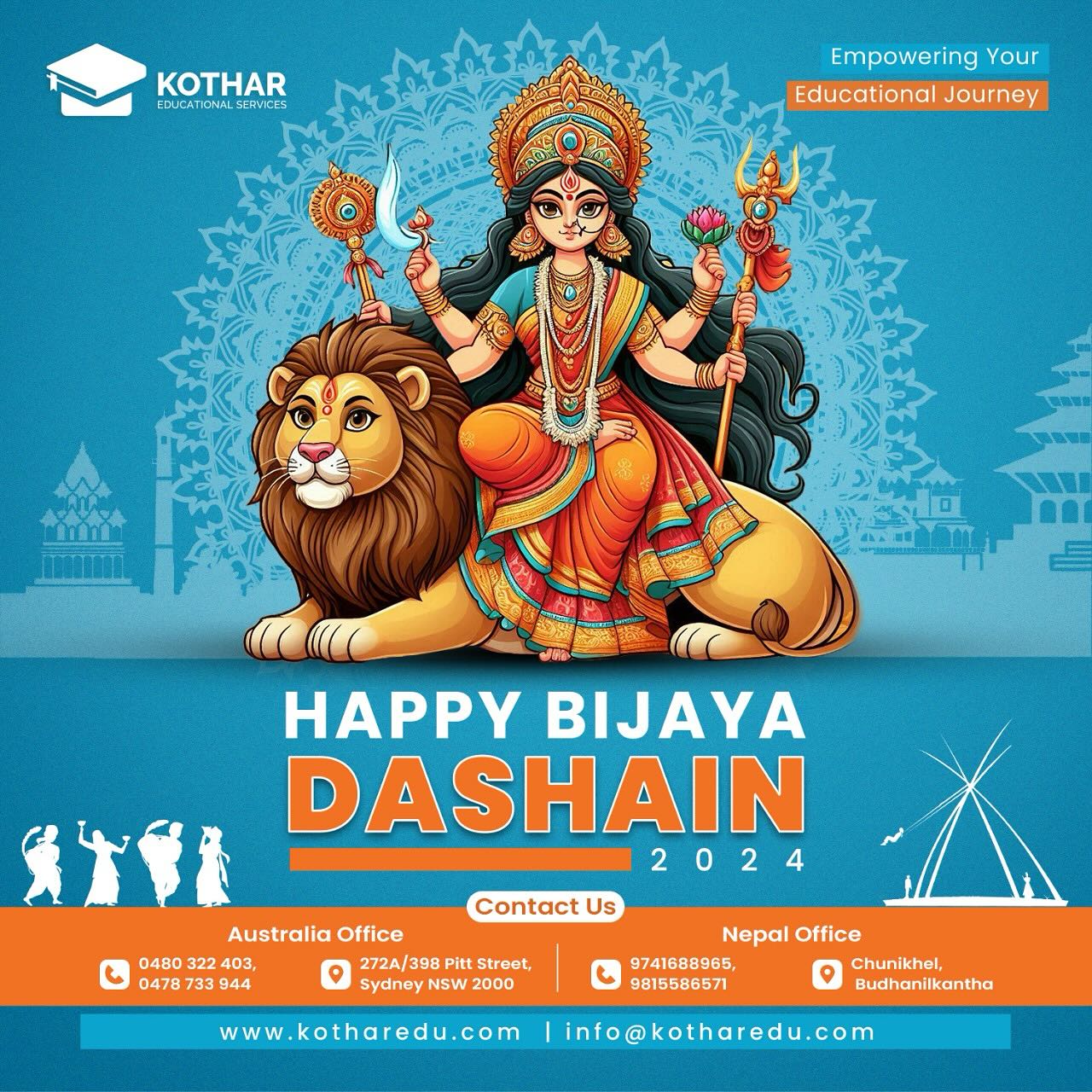 Kothar - 🌼 Happy Bijaya Dashain 2024 from Kothar Educational Services 🌼 ...