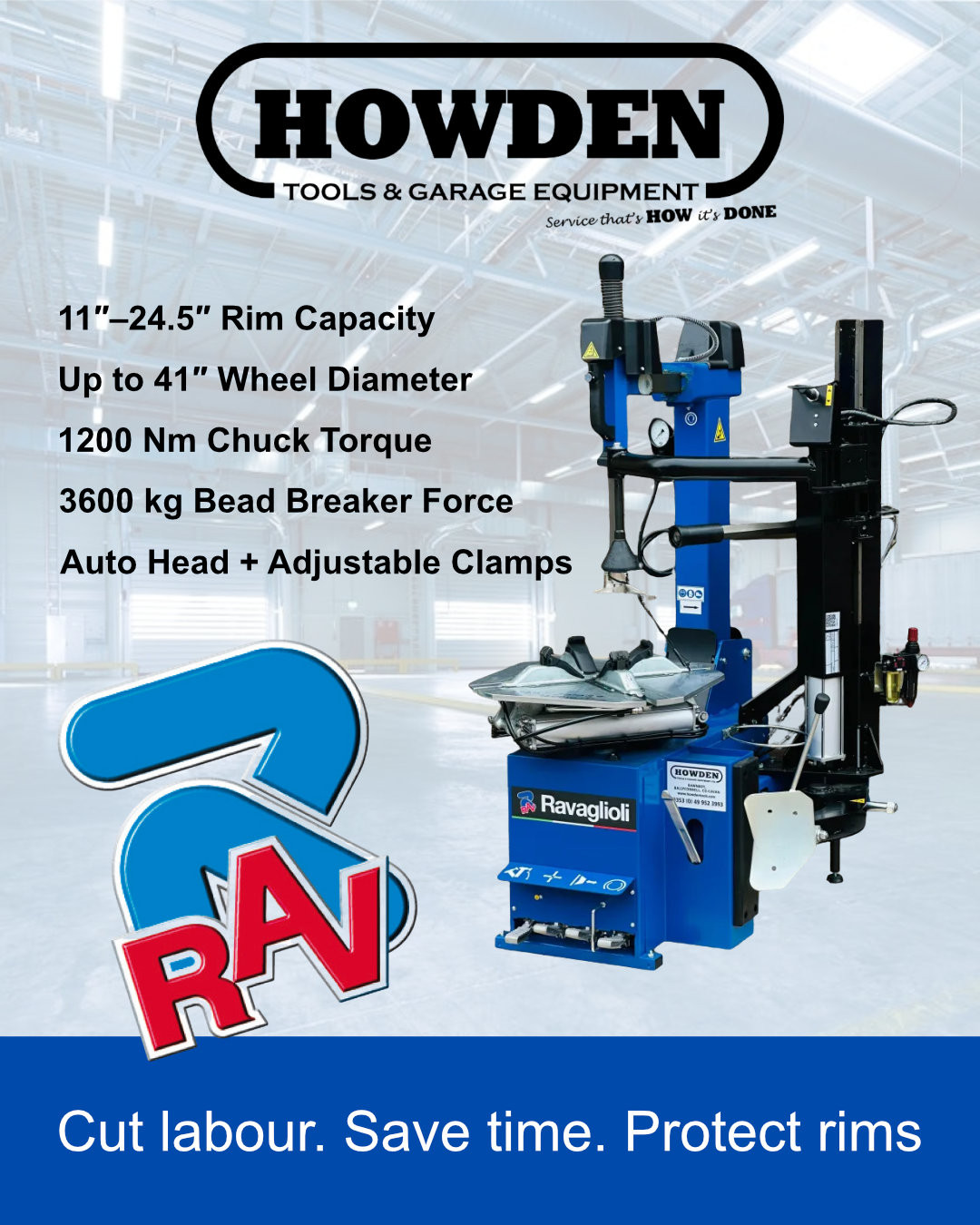 Howden - Upgrade your tyre bay with professional power Meet the SPACE ...