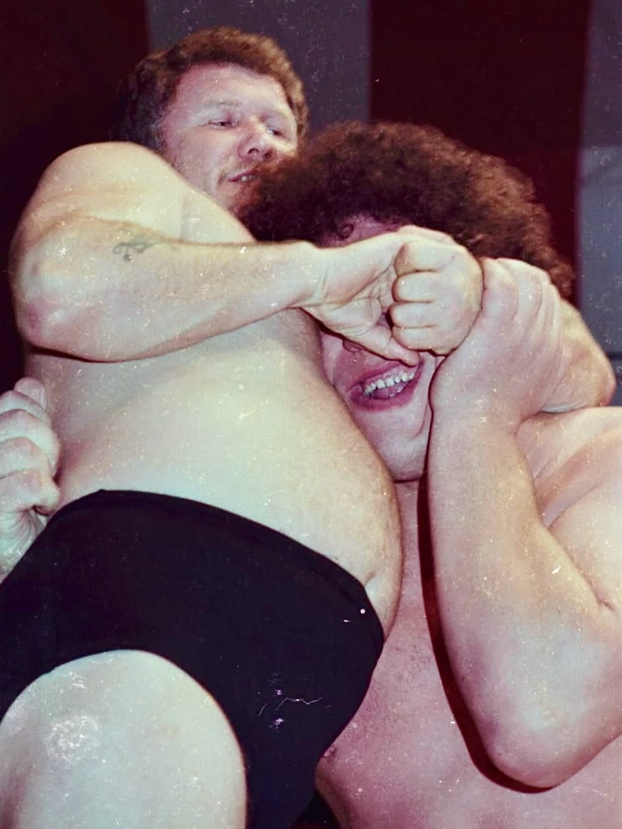 Ring - Two absolute legends—Harley Race and André the Giant—stand ...