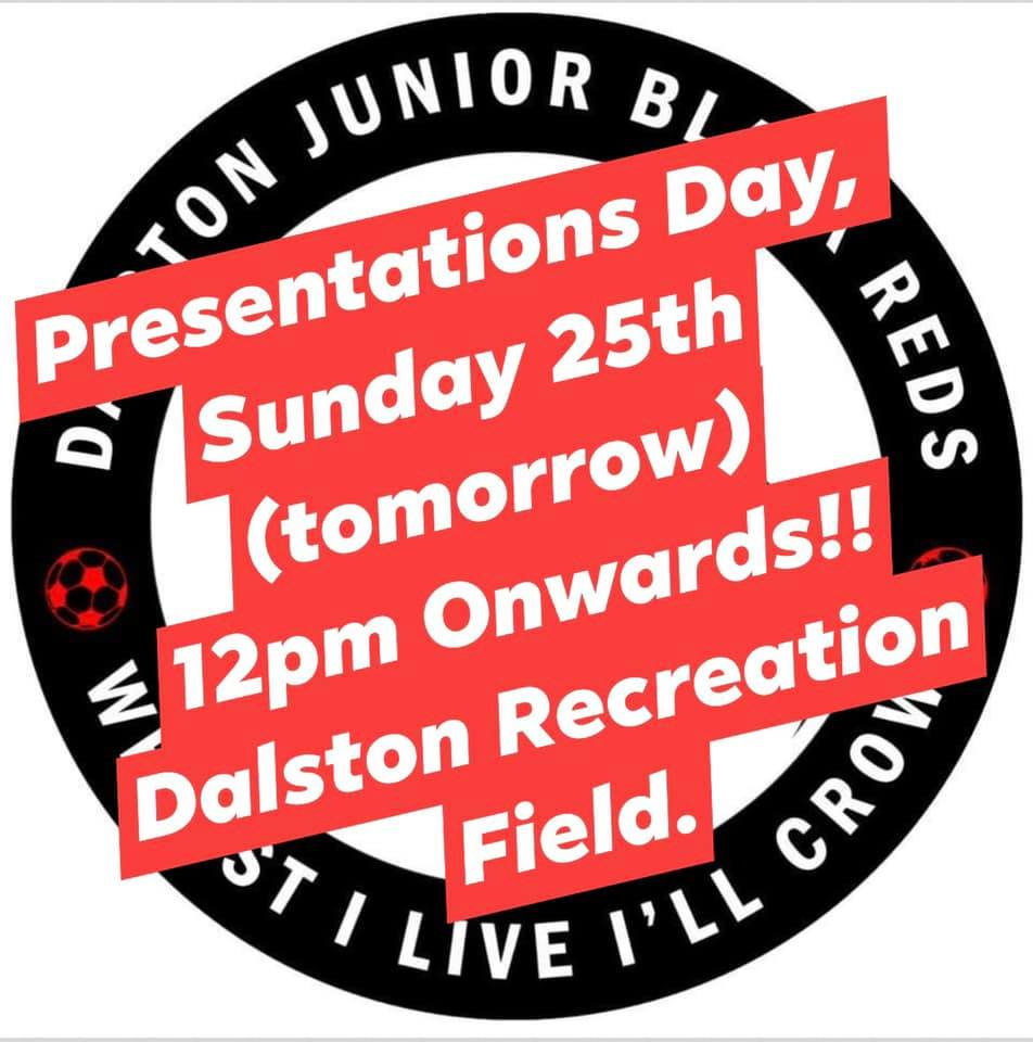 ⚫️🔴 Club Presentation Day... - Dalston Junior Black Reds FC | Facebook