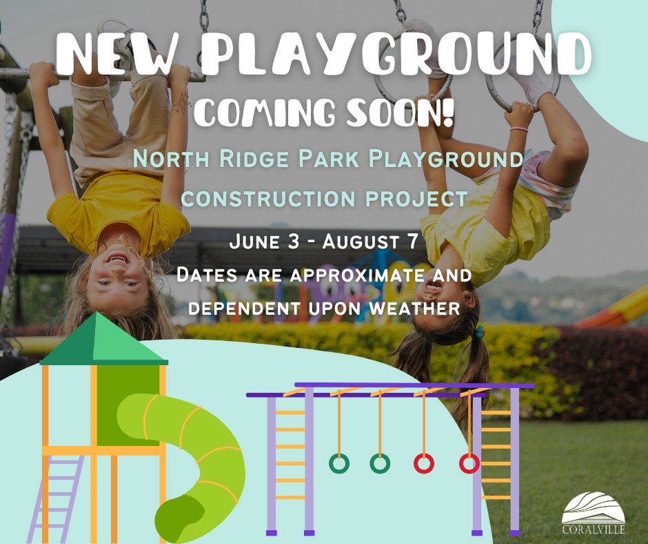 📣 The new playground at... - Coralville Parks and Recreation | Facebook