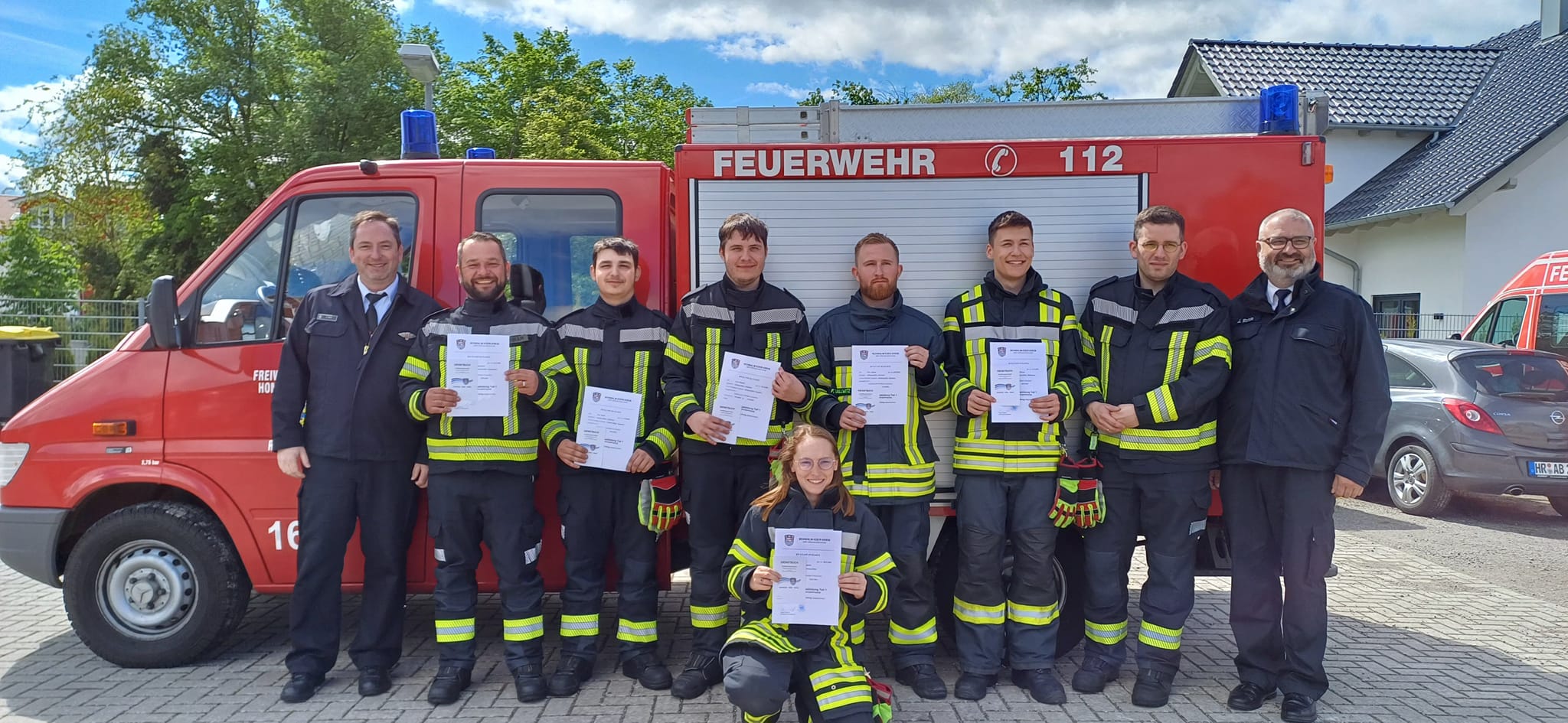 Freiwillige Feuerwehren der Stadt Homberg(Efze) - Der Grundstein ist ...
