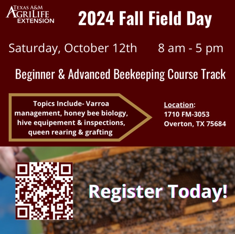 2024 Fall Field Day Beekeeper Short Course