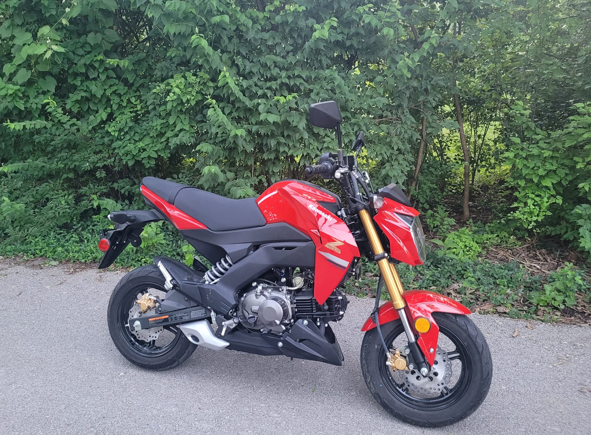 Stolen red Kawasaki ZX9R sport bike in Cuba, MO