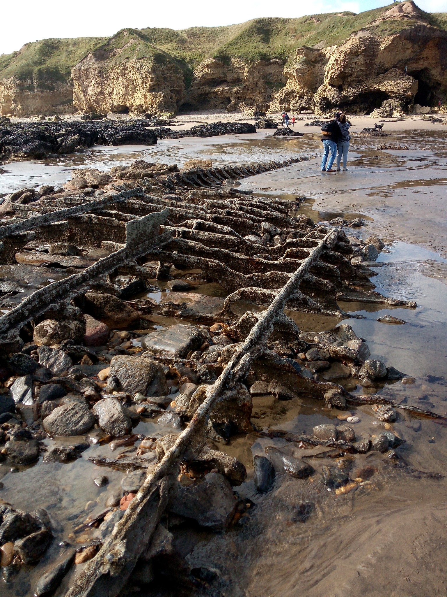 Beautiful Britain | 19/09/2020 low tide at Blackhall Rocks on Durham ...