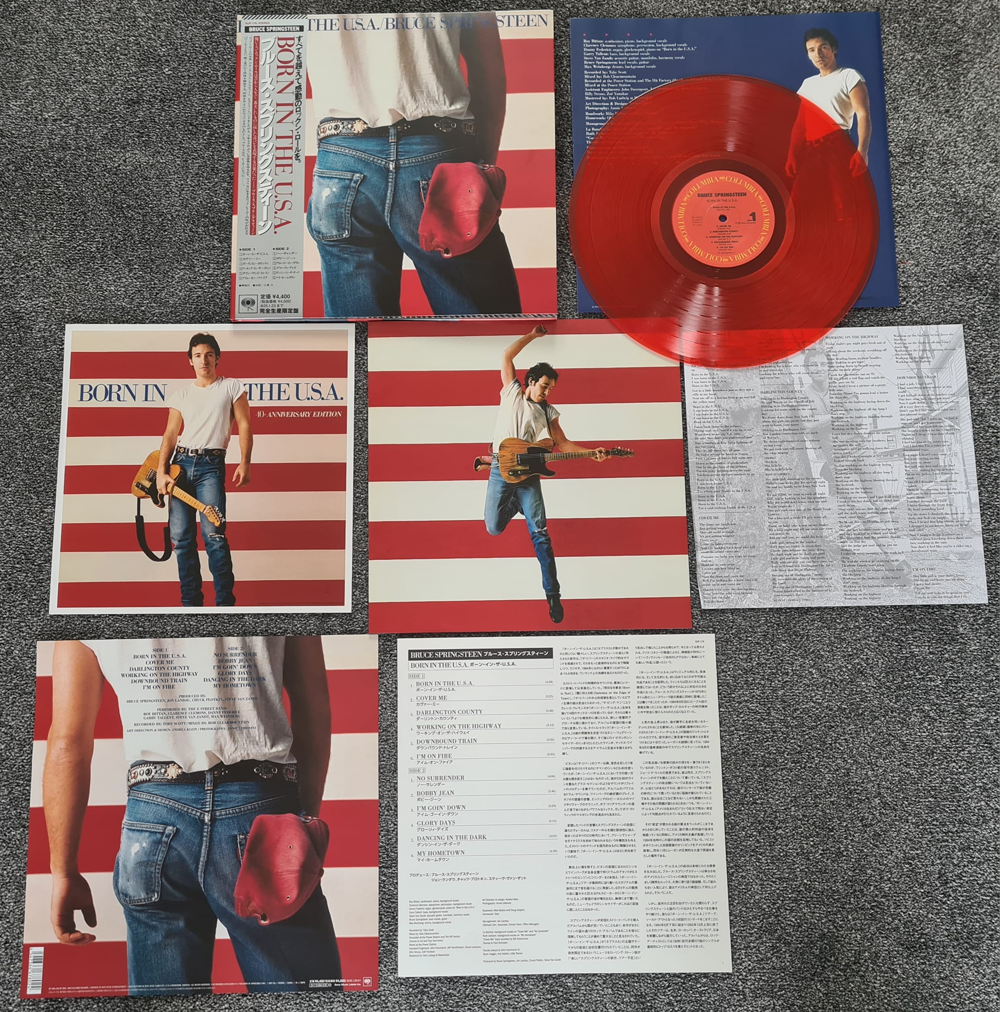 Bruce Springsteen Born in the USA 40th anniversary Japanese obi 