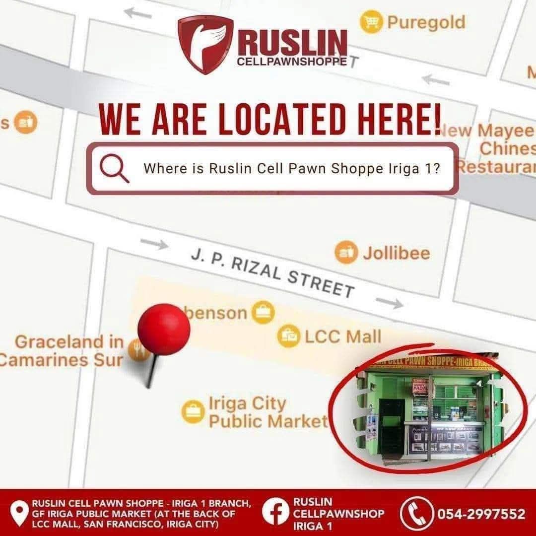 Ruslin Cell Pawn Shoppe - Iriga 1 Branch | Iriga City