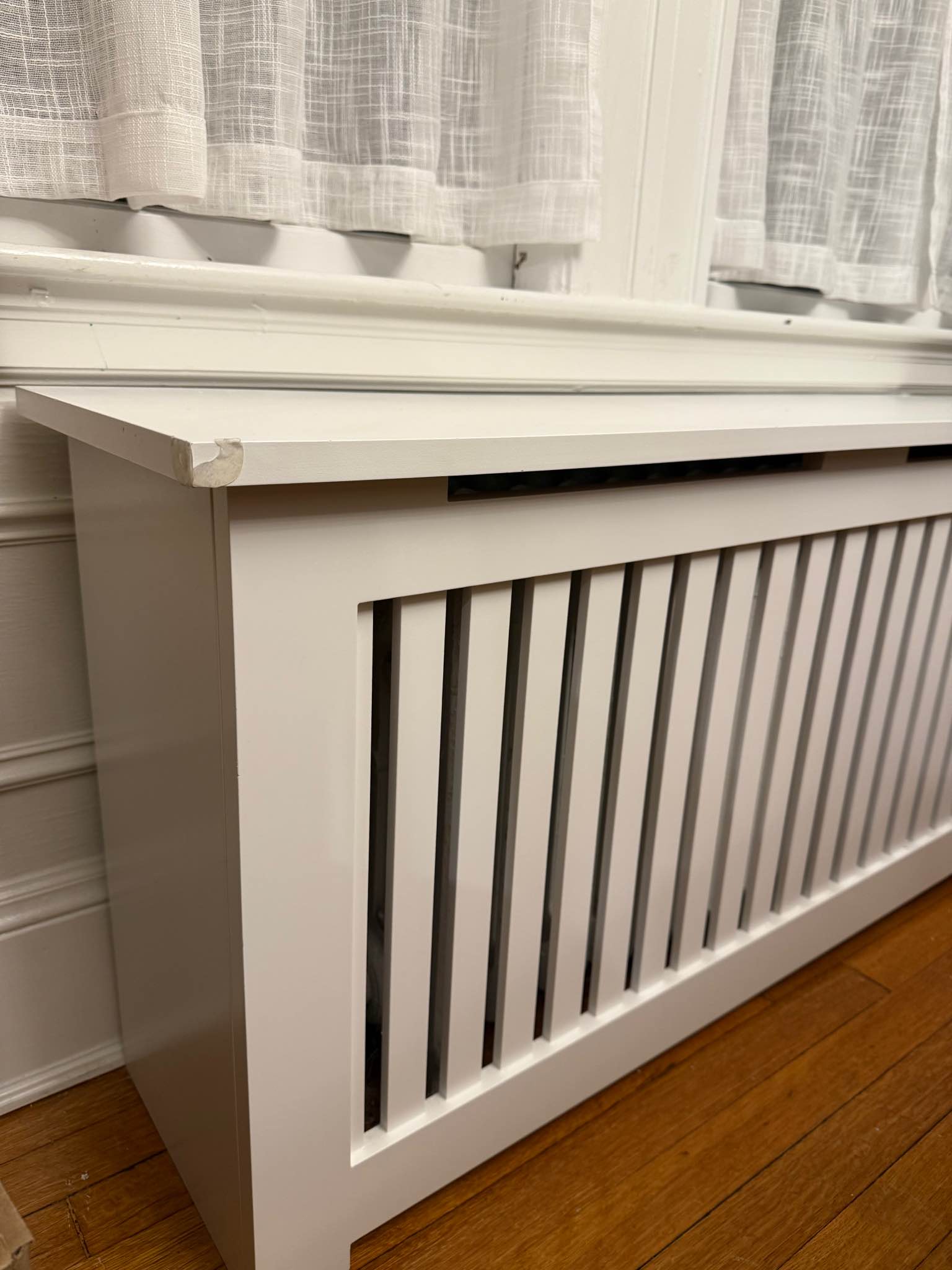 Custom Manhattan-Style Radiator Cover – Super White – Excellent ...