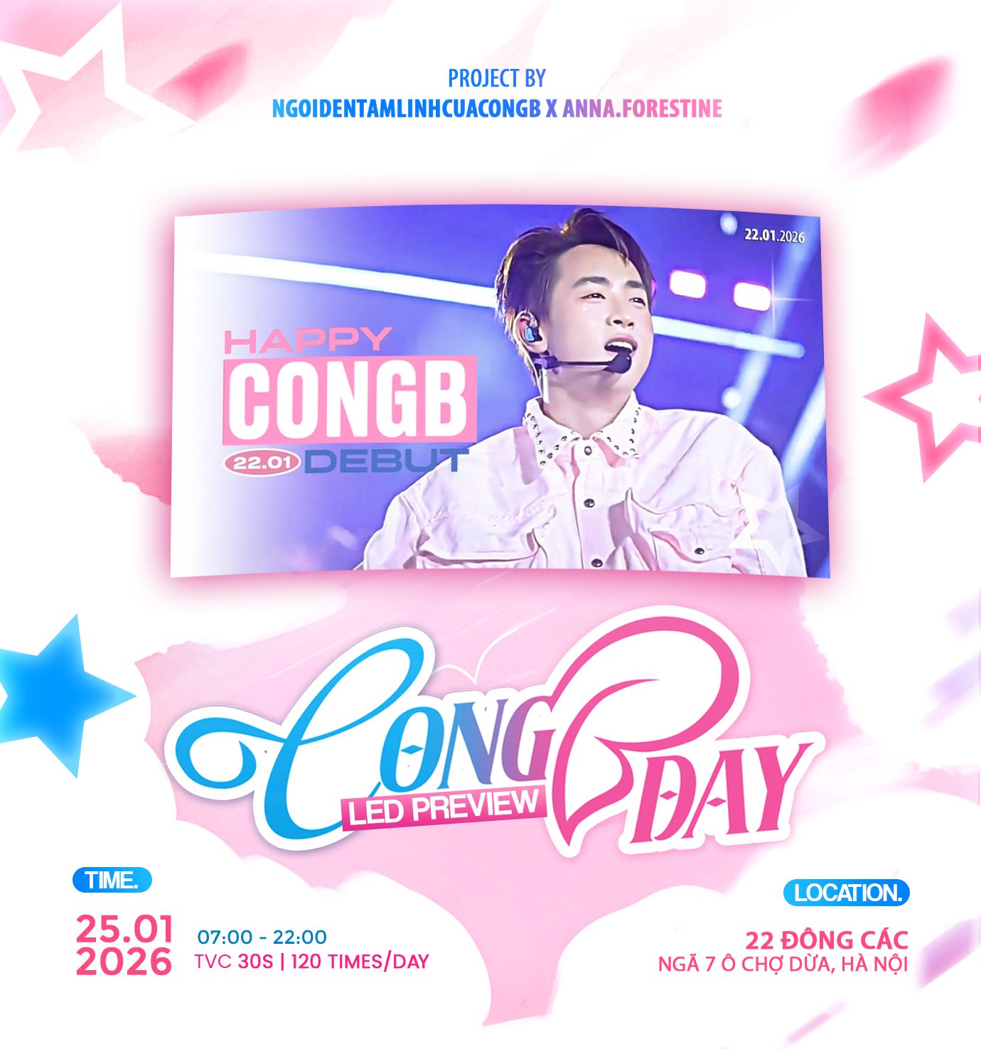 Ngôi - [PREVIEW] LED SUPPORT CONGB's DEBUT IN HANOI 🇻🇳 💐 Và từ Hà Nội ...