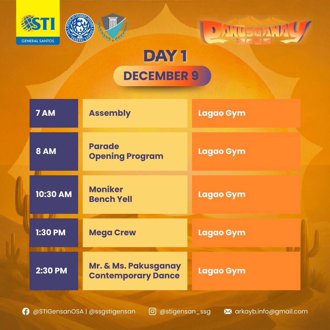 STI SHS Department - Striker Scorpion | General Santos City