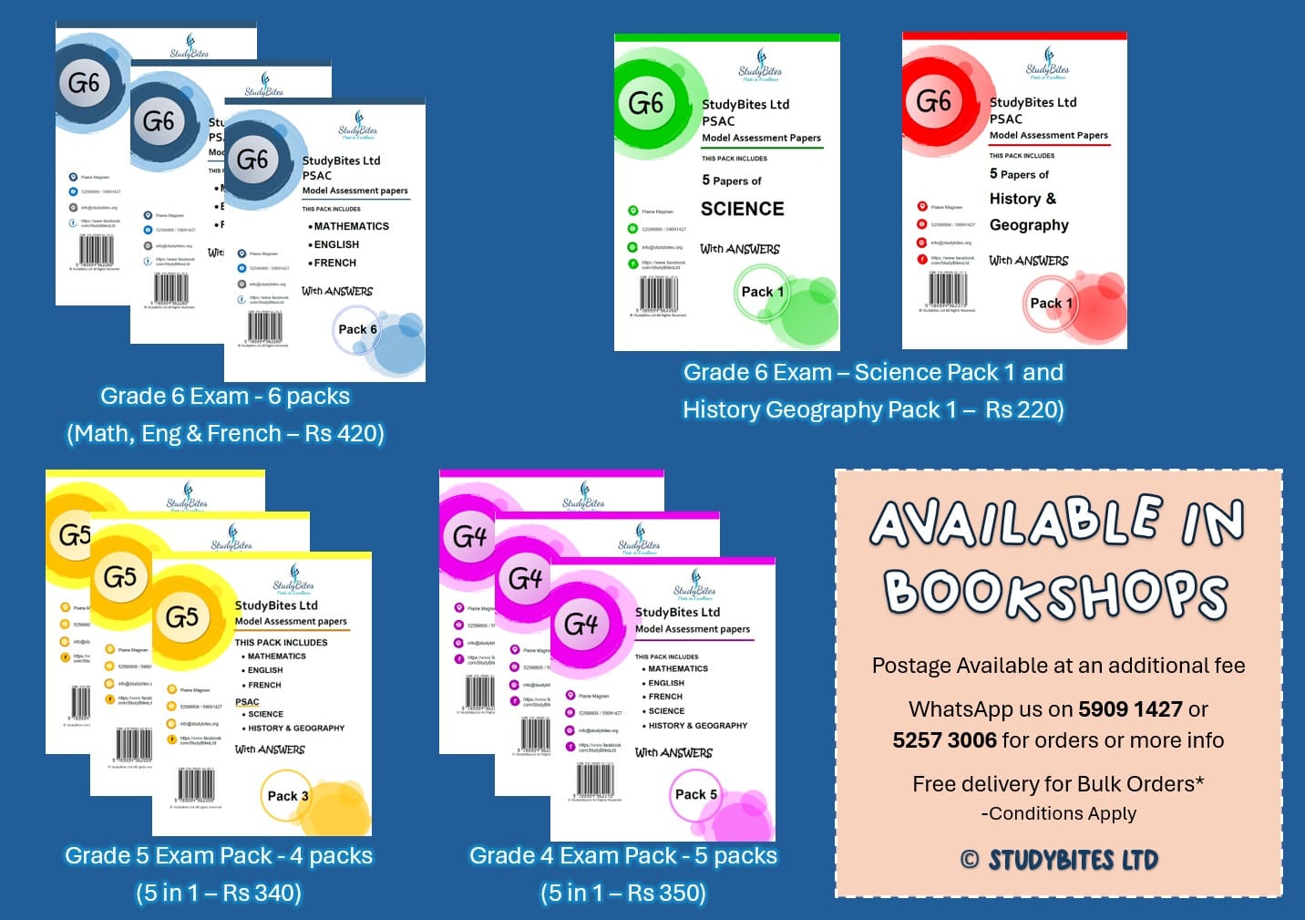 StudyBites - EXAM Packs for Grade 4, 5 and 6. Covers... | Facebook