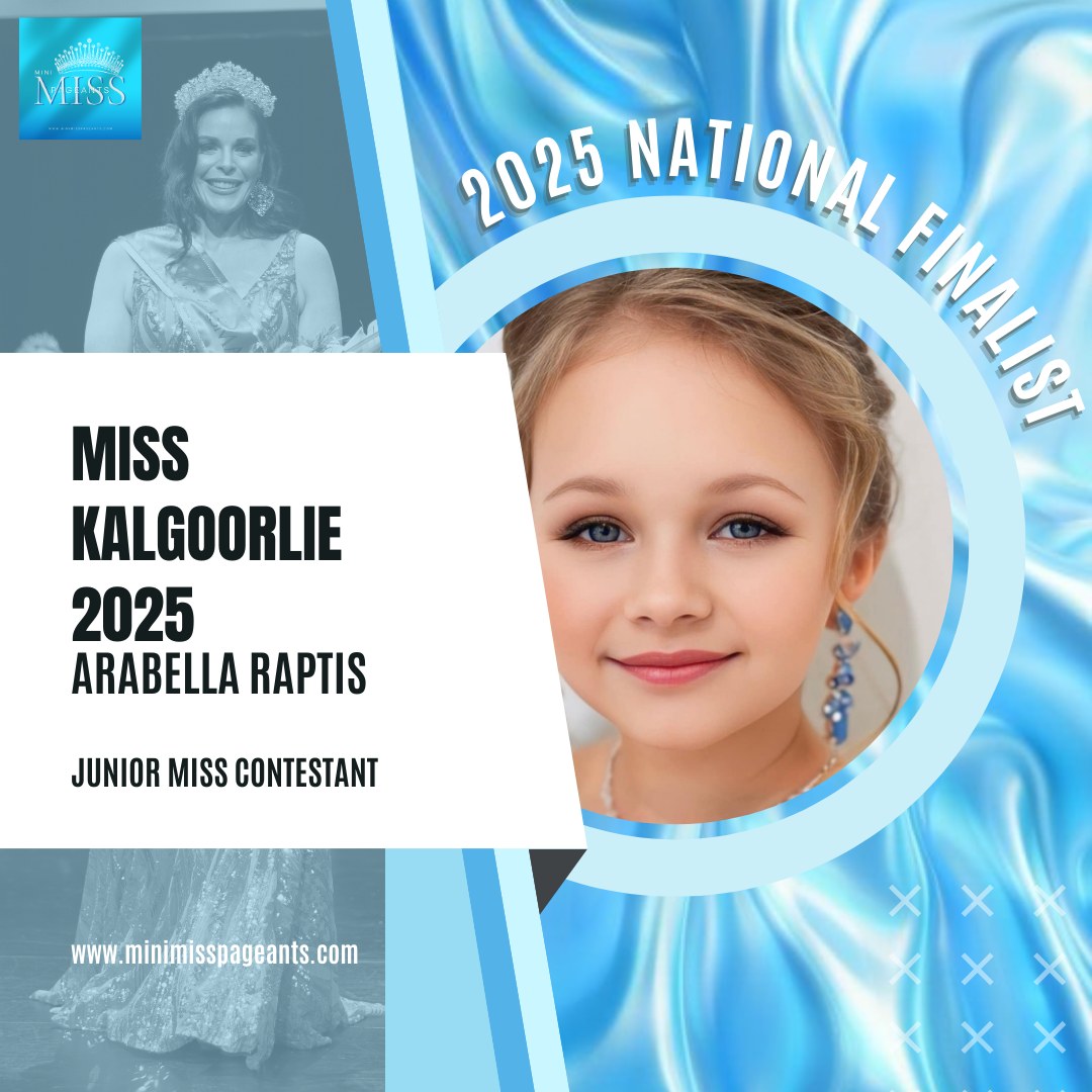 Mini Miss Pageants - 🌟 Contestant Announcement for Miss Kalgoorlie 2025 ...