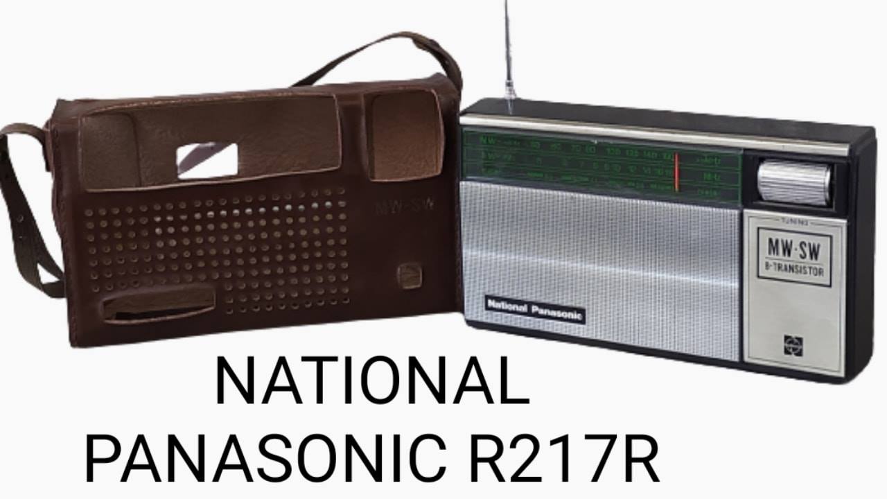1970s National Panasonic R217R Transistor radio working condition