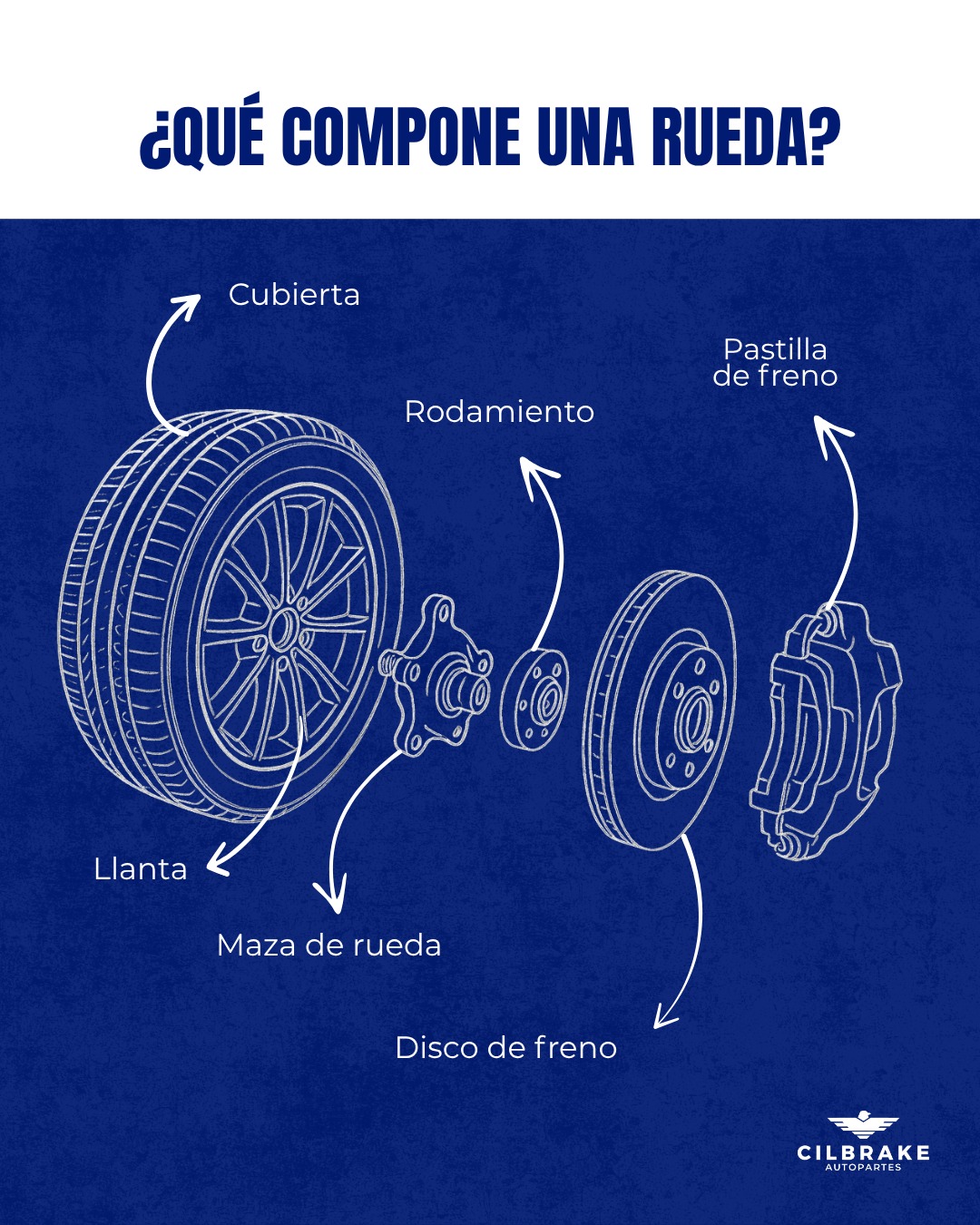 Cilbrake - ¿Cuales son las partes de la rueda de un auto? Neumático ...