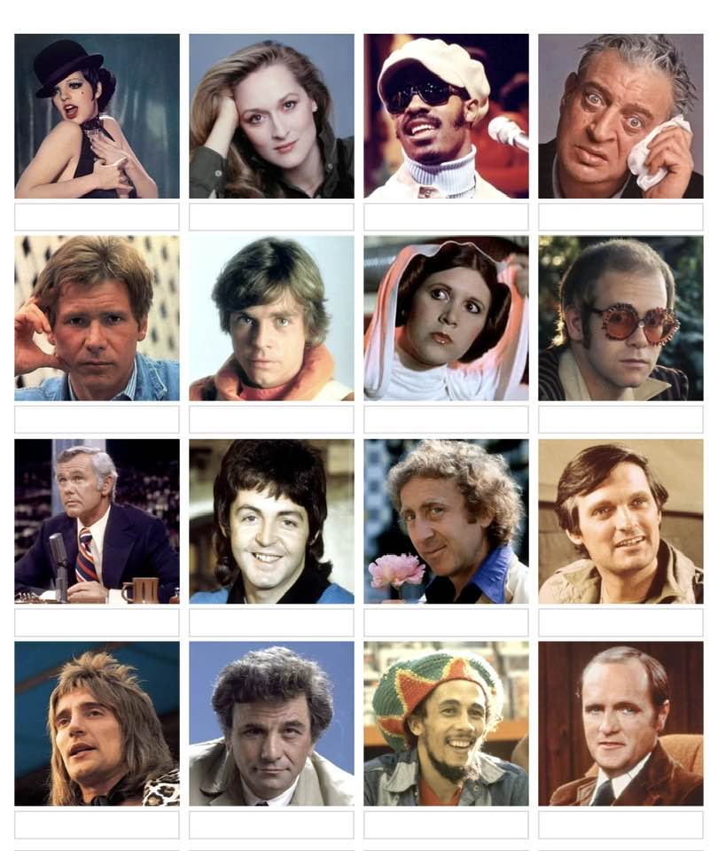 Think you know the biggest stars of the 1970s? 🌟📺 From Hollywood