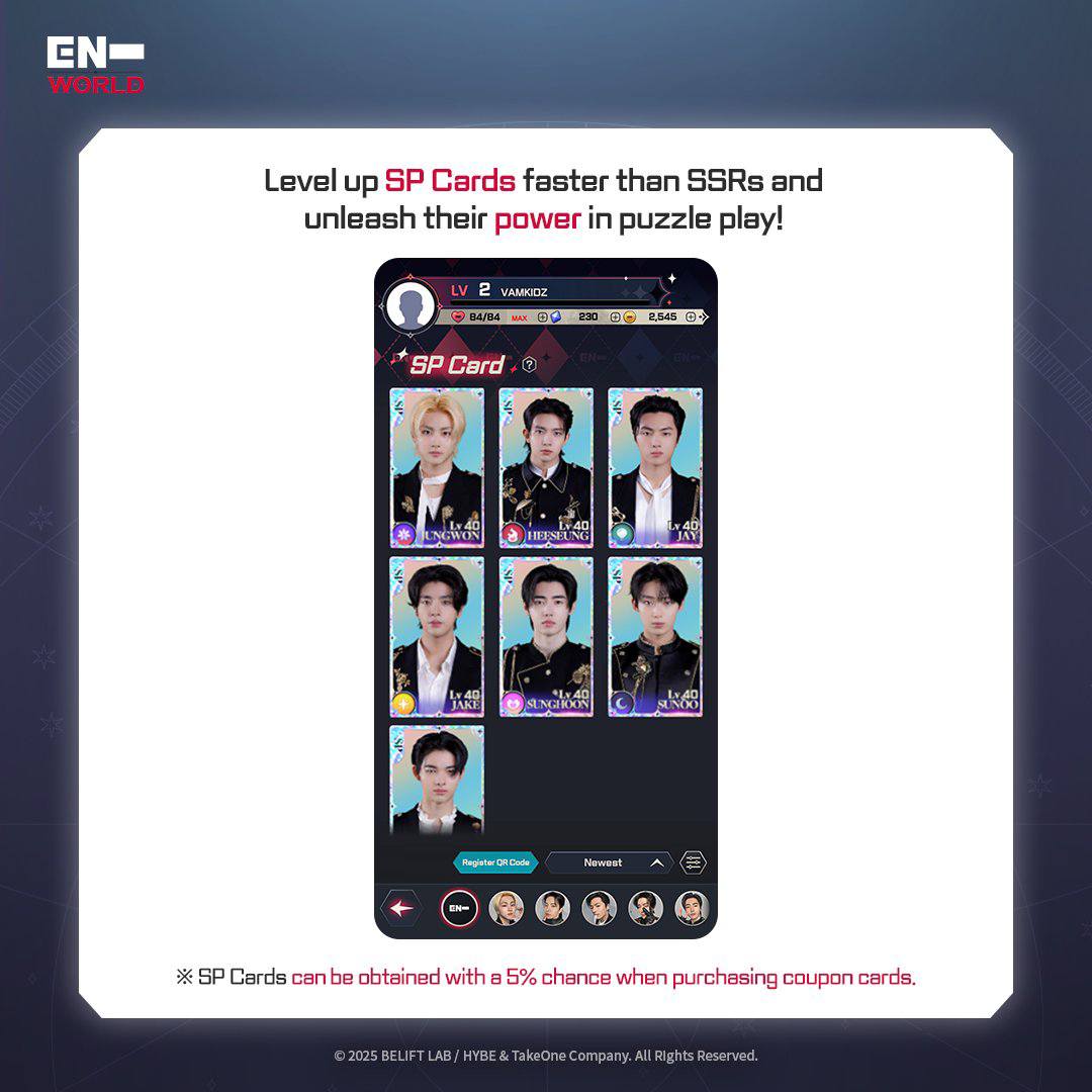 ENHYPENWORLD_X Twitter update ✓How to Register an SP Card ✨SP