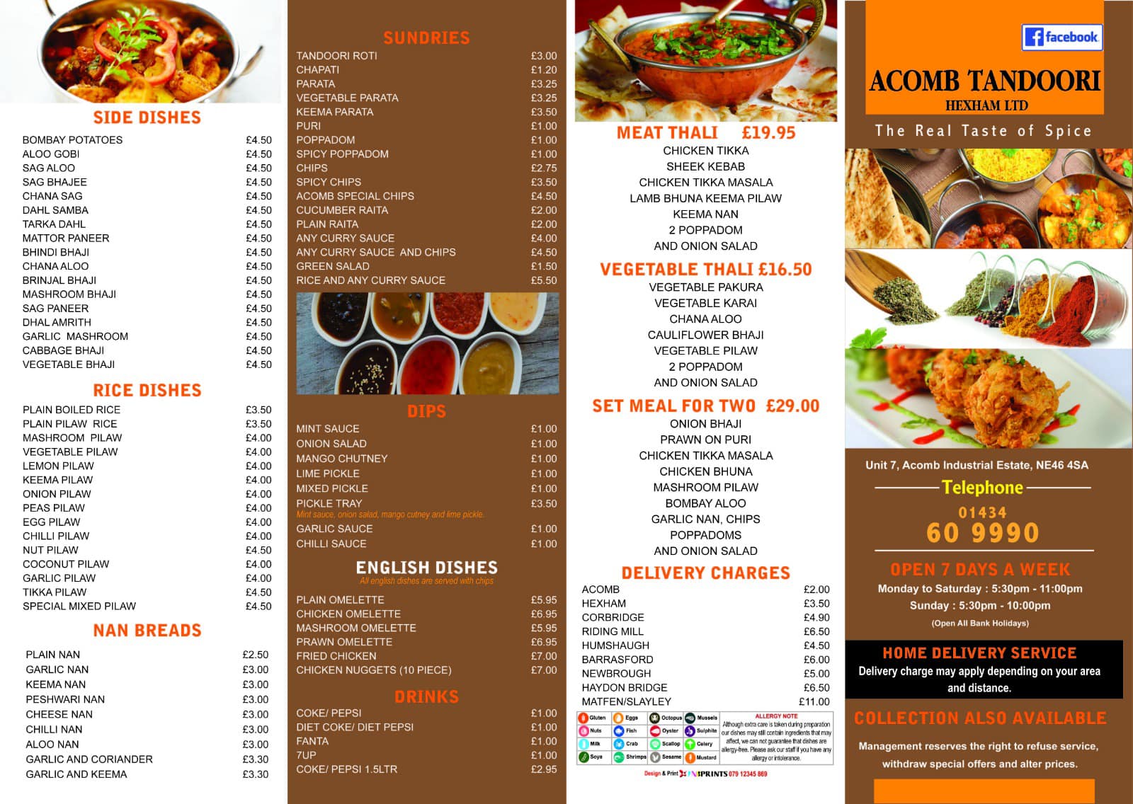 Acomb Tandoori | Hexham