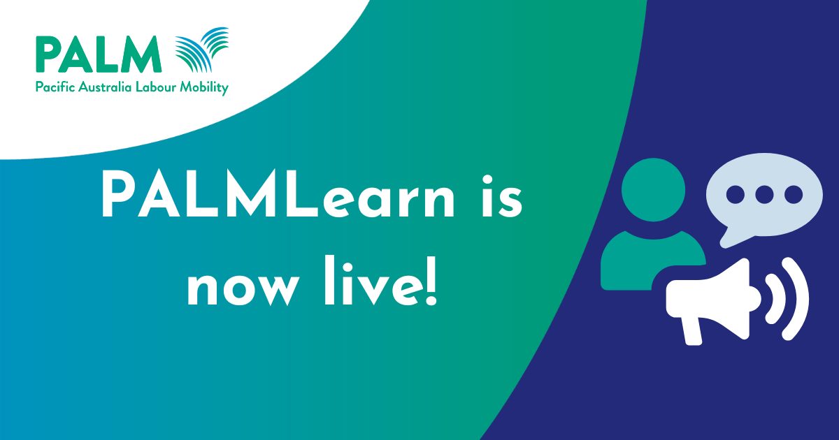 Pacific - PALMLearn is now live - a dedicated learning site for PALM ...
