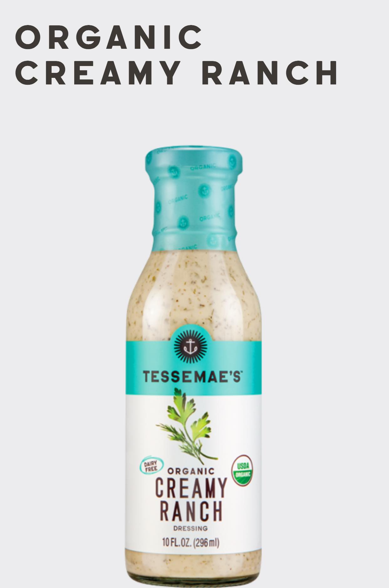 What's a good dairy-free replacement for sour cream in homemade ranch?