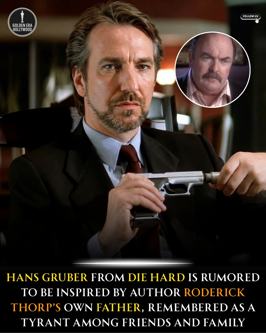 Golden - The cold precision and quiet menace of Hans Gruber may have ...