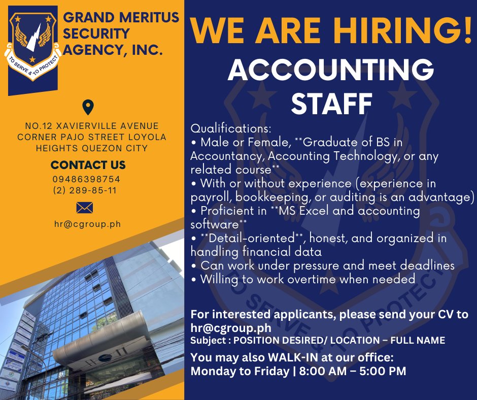 Grand Meritus Security Agency, Inc. | Quezon City