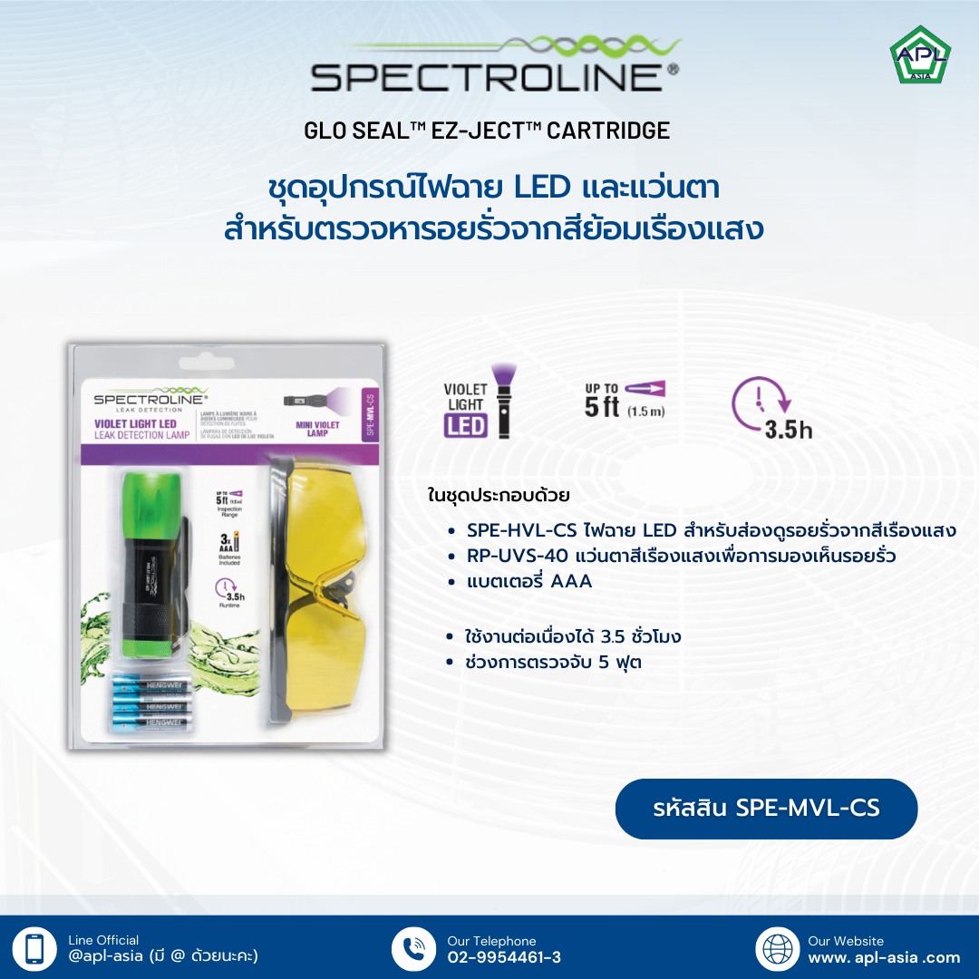 🔊 ขอแนะนำ!! ชุดอุปกรณ์ไฟฉาย LED และแว่นตาสีเรืองแสง 👉 สำหรับตรวจหารอย ...