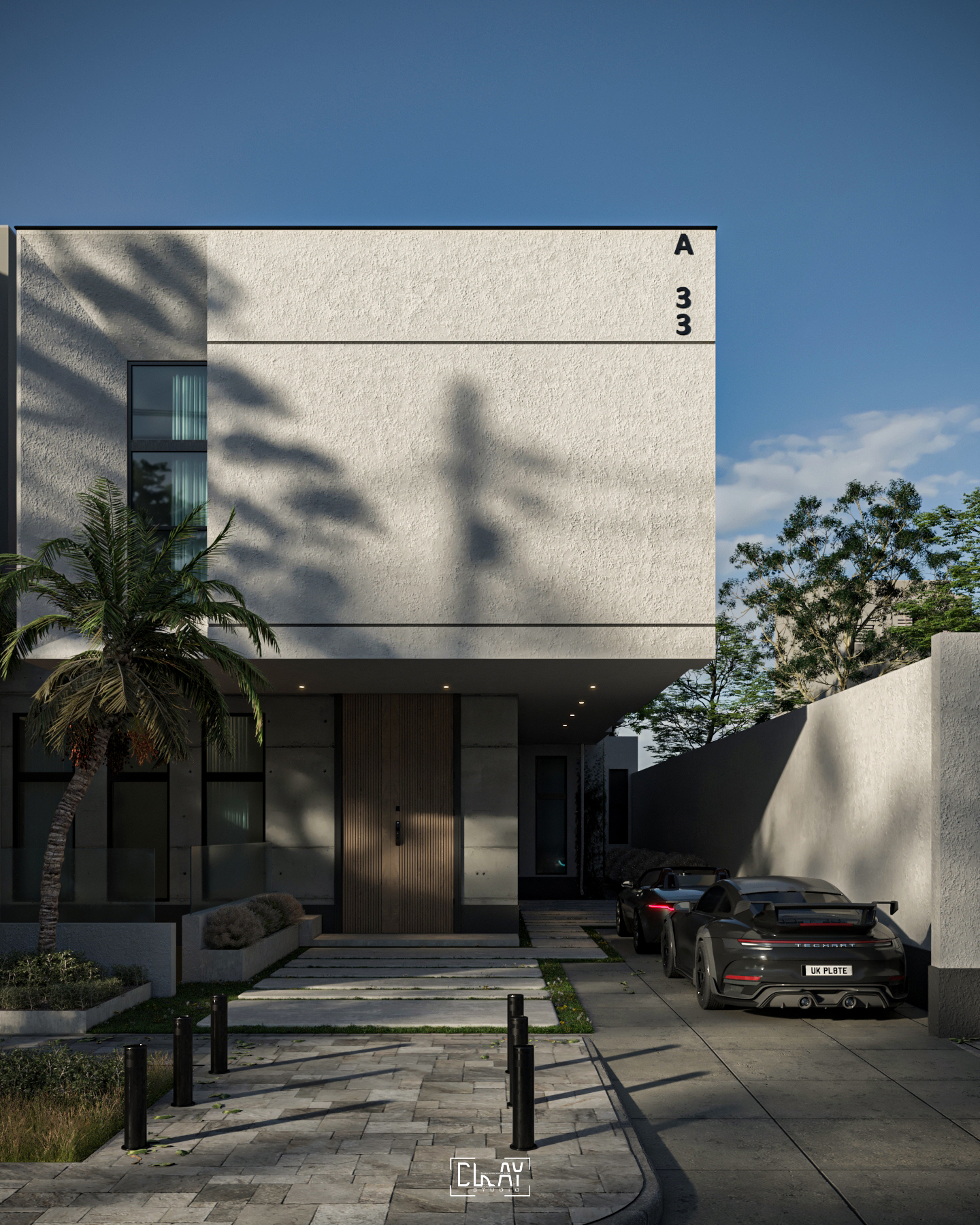 CLAY Studio - Villa Elevation Design ♣️ By Clay Studio ™️...