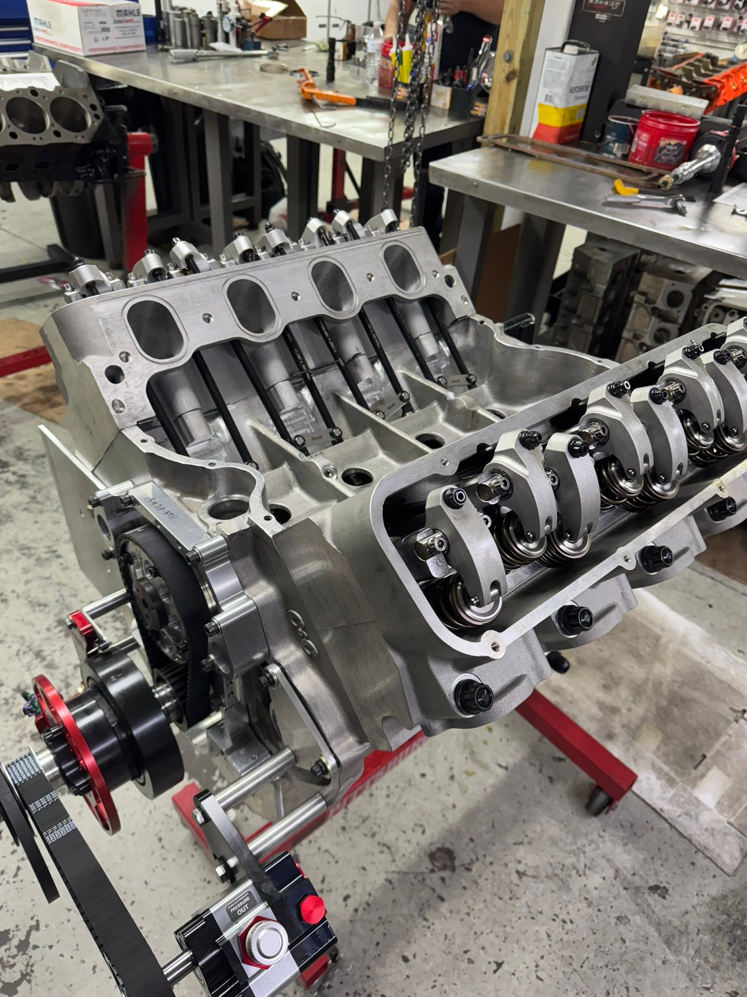 TRE - Just completed. BB Ford all aluminum. Combo. Profiler cnc ported ...