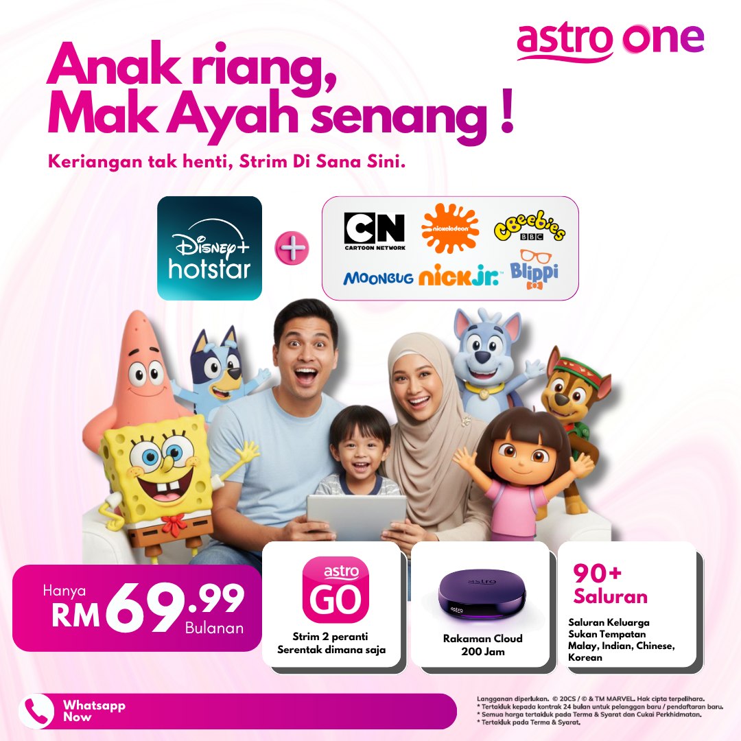🥳 Keriangan Tak Henti! Anak... - Astro Centre Seremban | Facebook