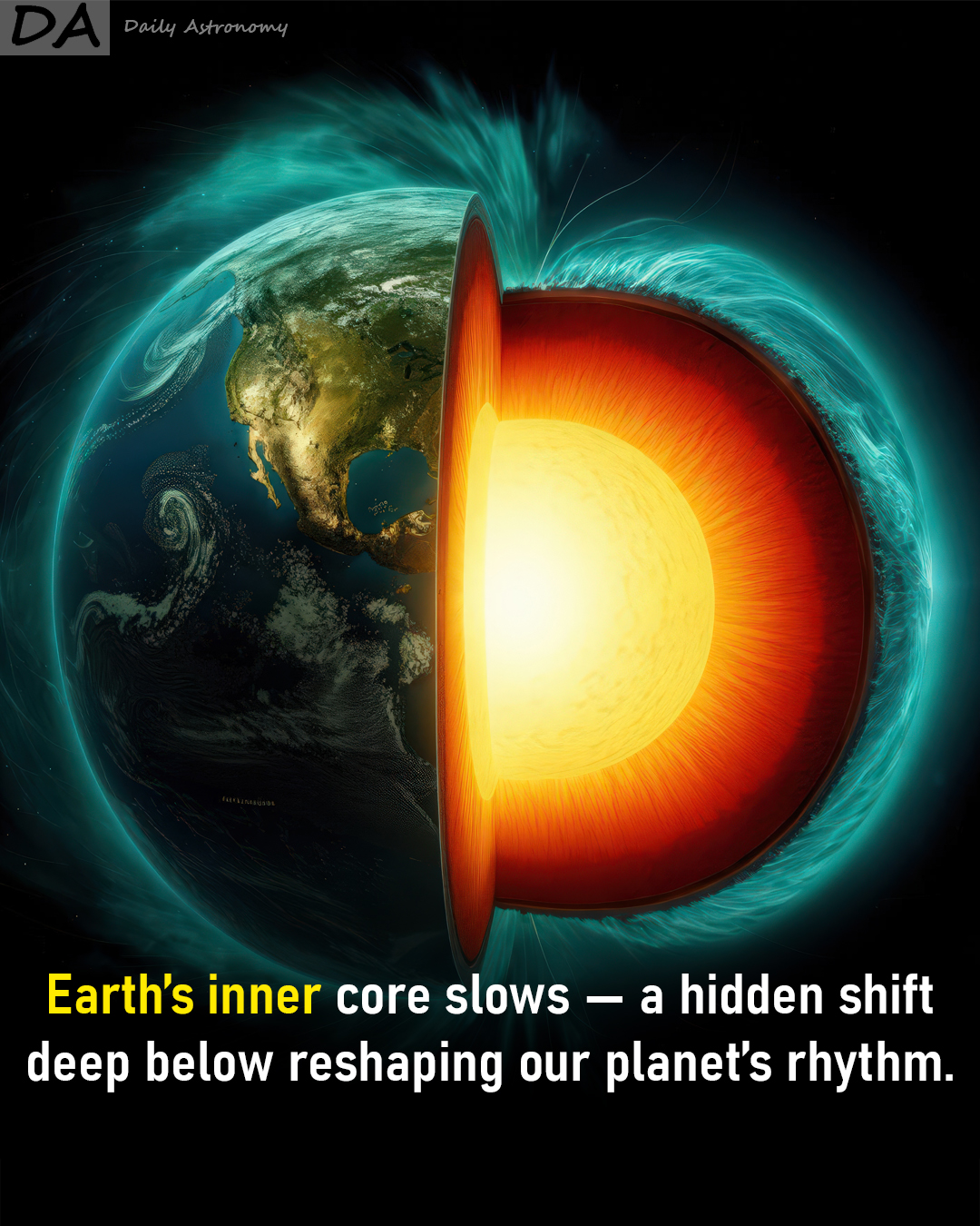 Daily - Earth’s inner core just hit the brakes — and it’s rewriting ...