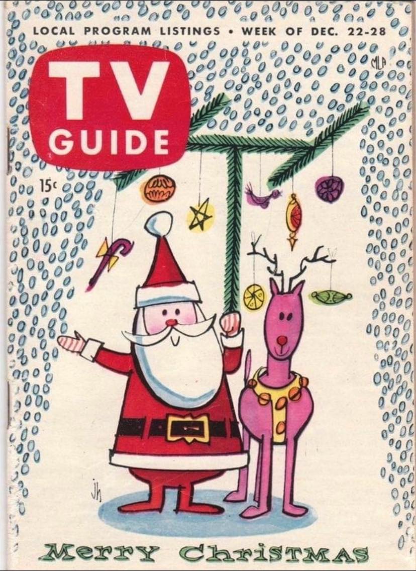 1956 Christmas Edition Tv Guide!