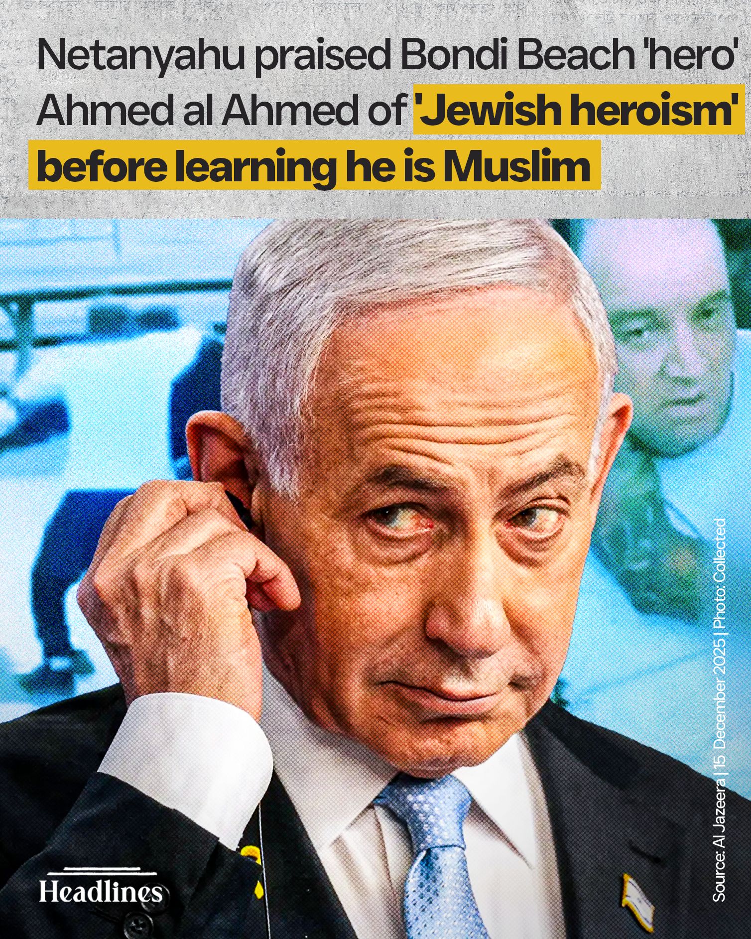 The Headlines - Israeli Prime Minister Benjamin Netanyahu initially ...