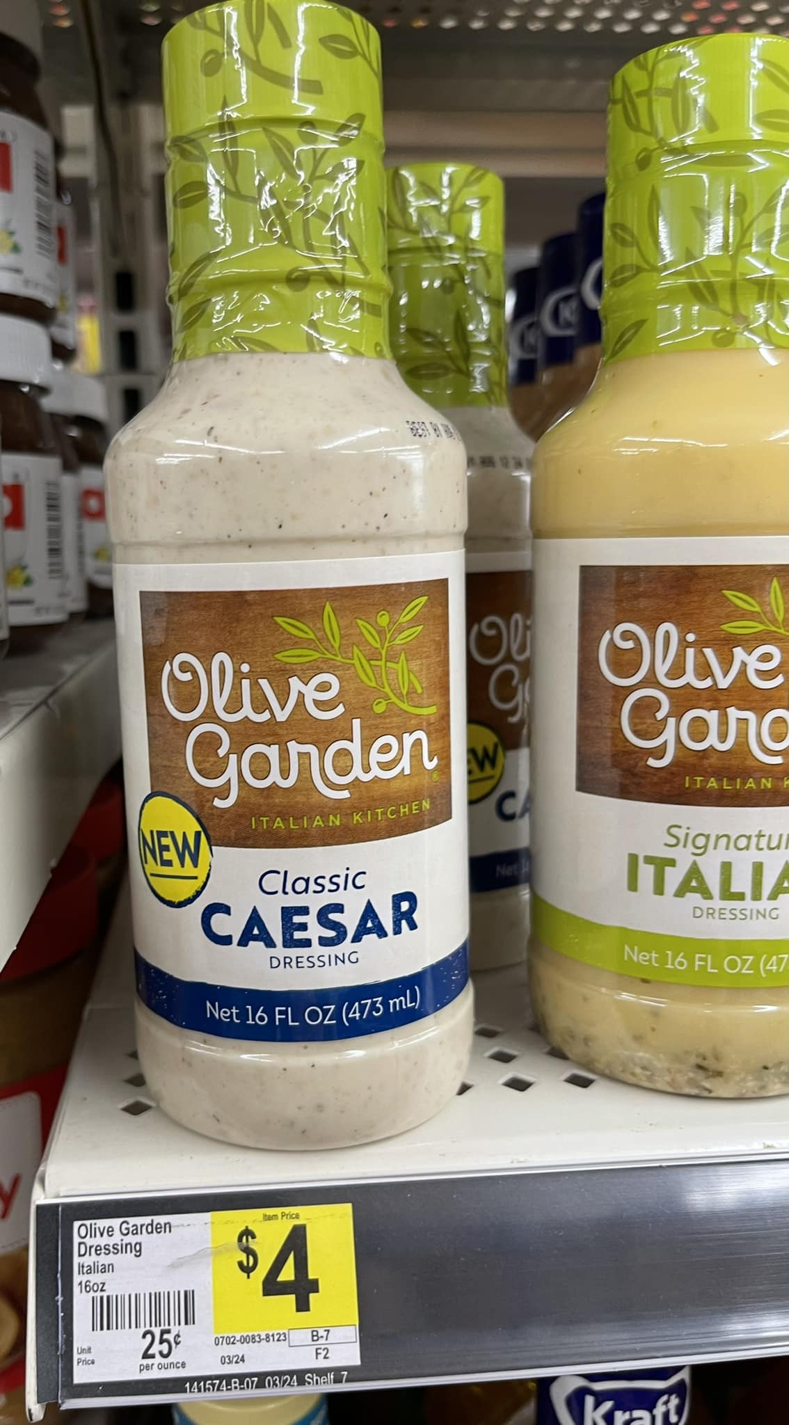 New Olive Garden classic caesar dressing… yes, no … maybe?