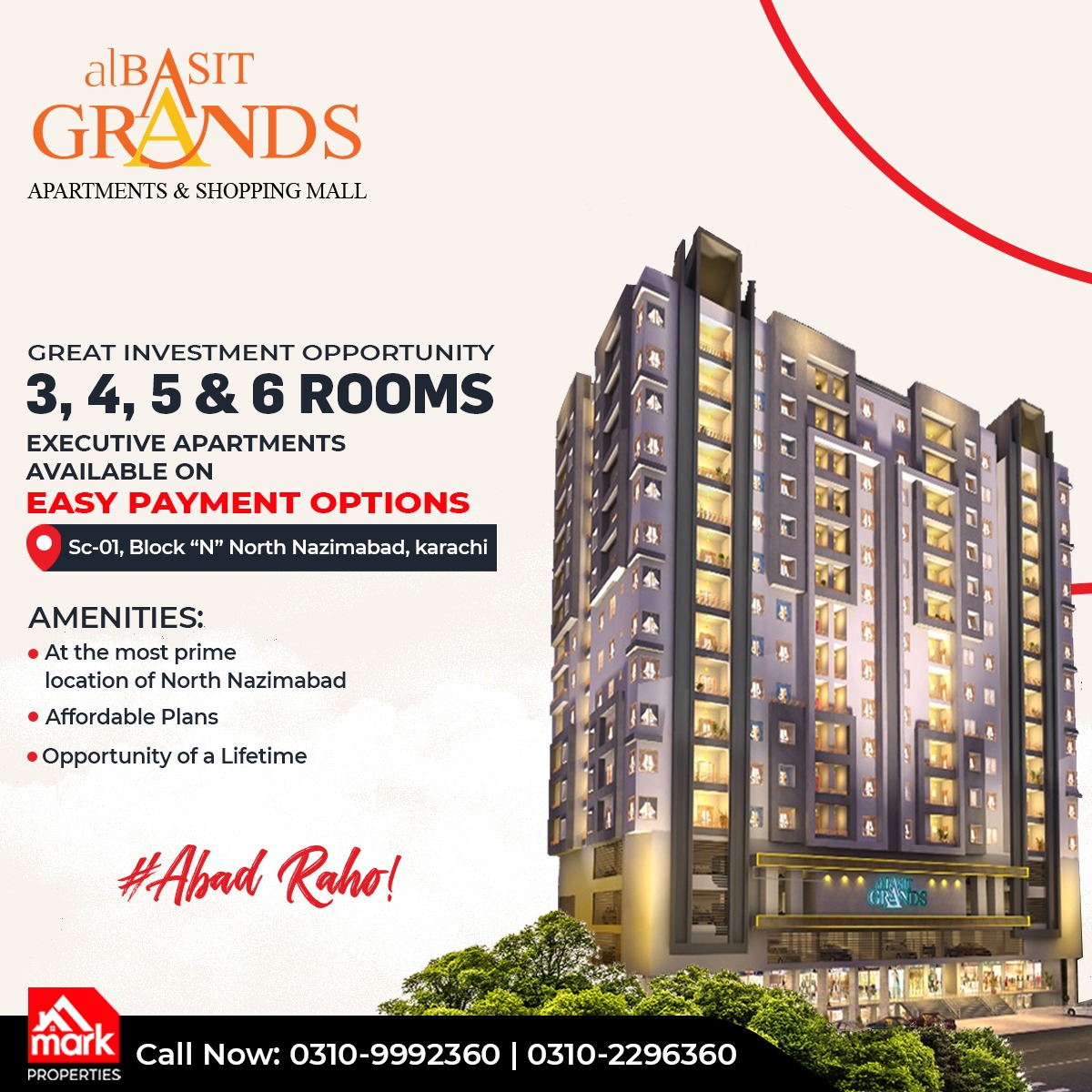 Mark Properties - Al Basit Grands - 3, 4, 5 & 6 Rooms... | Facebook
