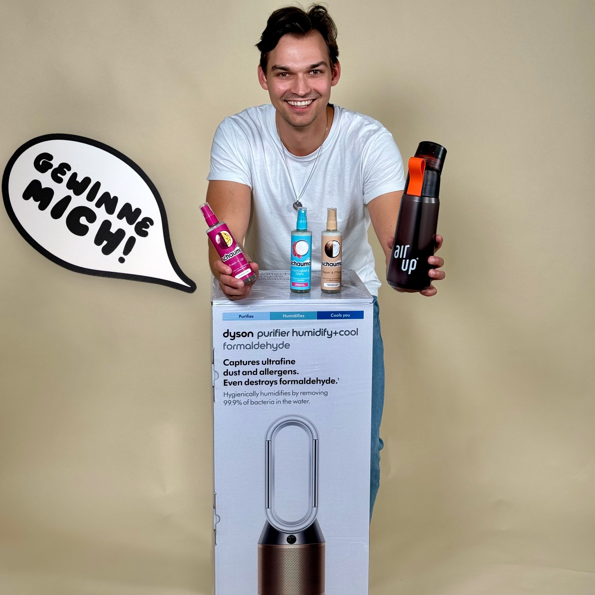 Wir haben wieder ein Gewinnspiel für Euch... und was für eins! 😍 Zusammen mit schauma verlosen wir nämlich einen Dyson Luftbefeuchter 🤩 Perfekt für die kommenden heißen Sommermonate, damit Eure Haut n