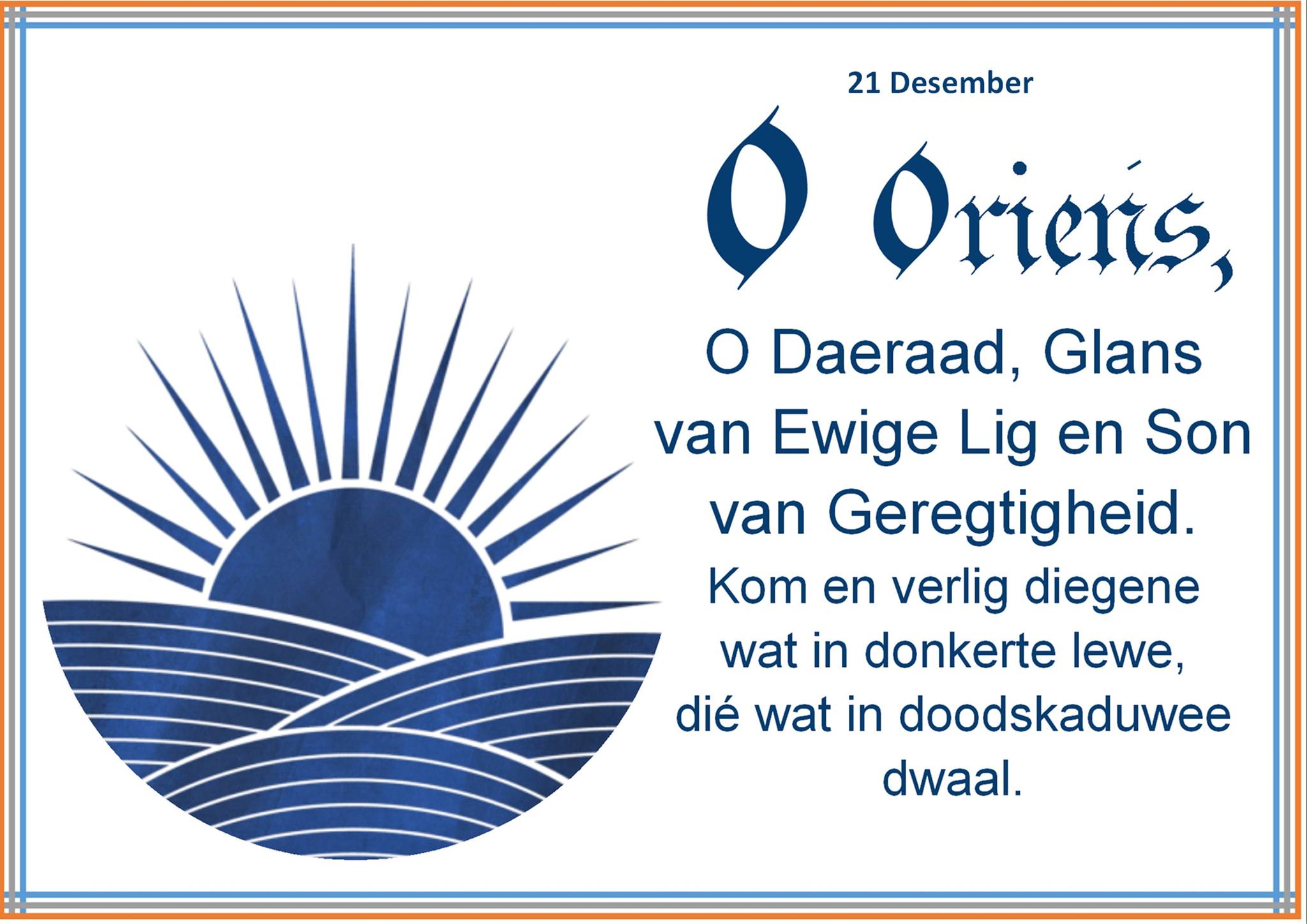 Die O Antifone tydens die... - Afrikaans Katoliek | Facebook