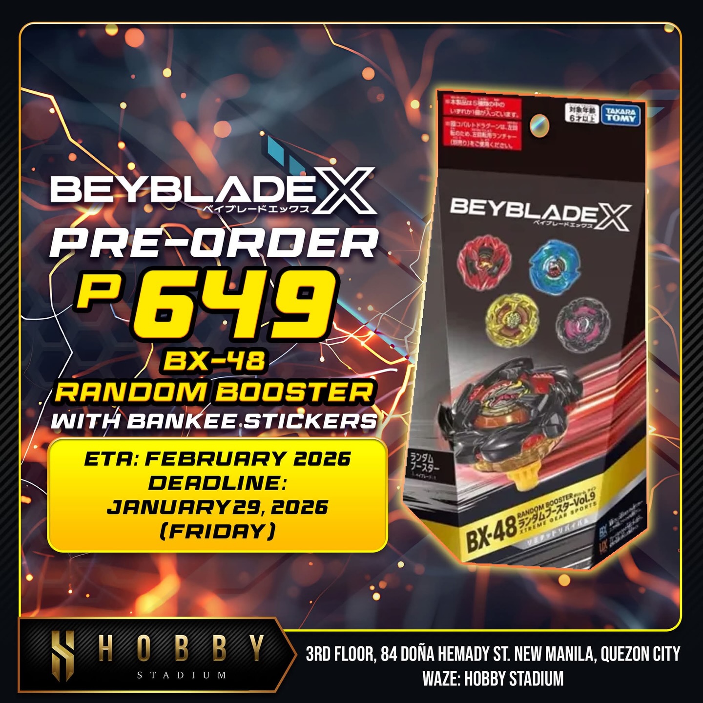 BeybladeX Pre Order Alert! Bx-48 and CX-12! Place your order now 