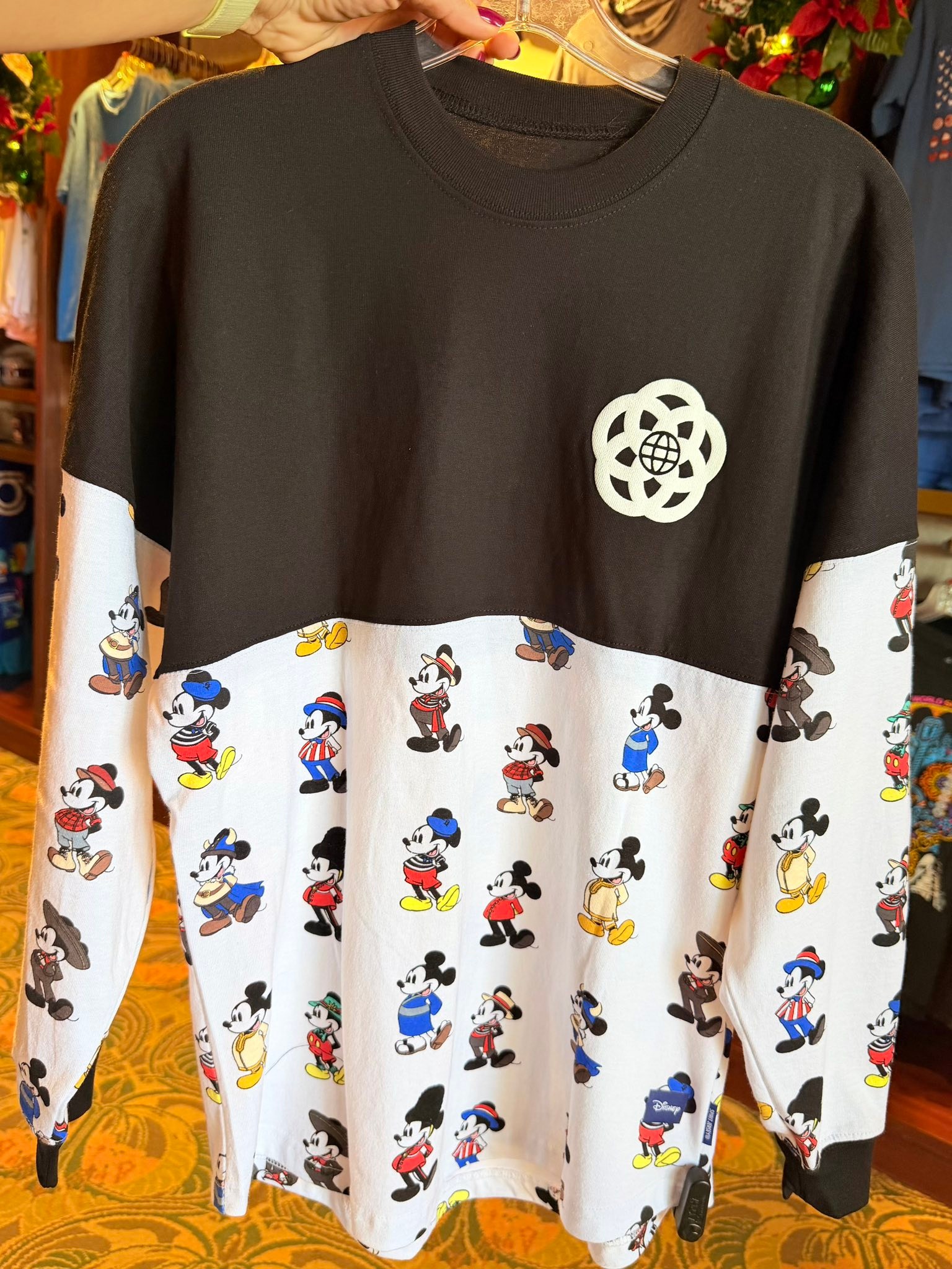 The pre-opening Spirit Jerseys for World of Frozen and Disney