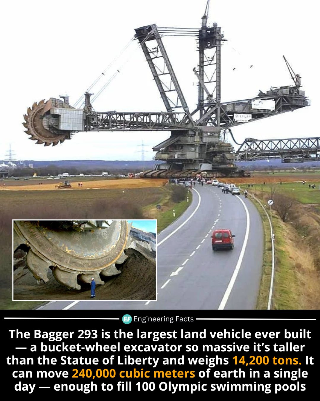 Built in Germany in 1995, the Bagger... - Engineering Facts | Facebook