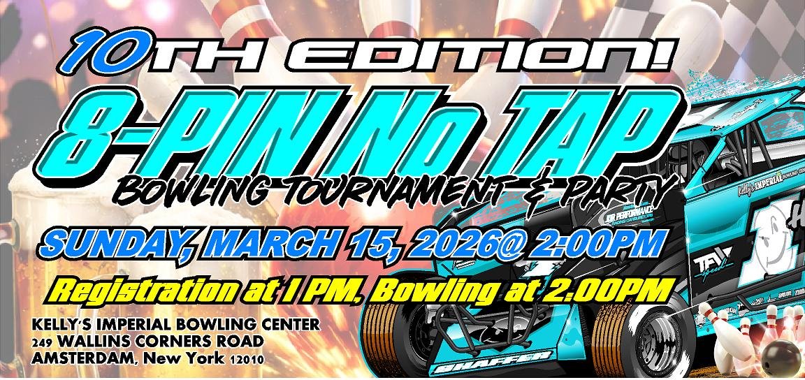 SHAFFER RACING 8-Pin NO TAP Bowling Tournament and Party! 10th Edition!☘️