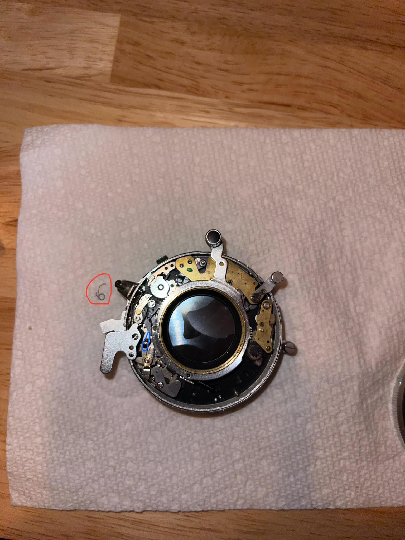 How to repair a stuck shutter on a Fuji GSW690III camera?