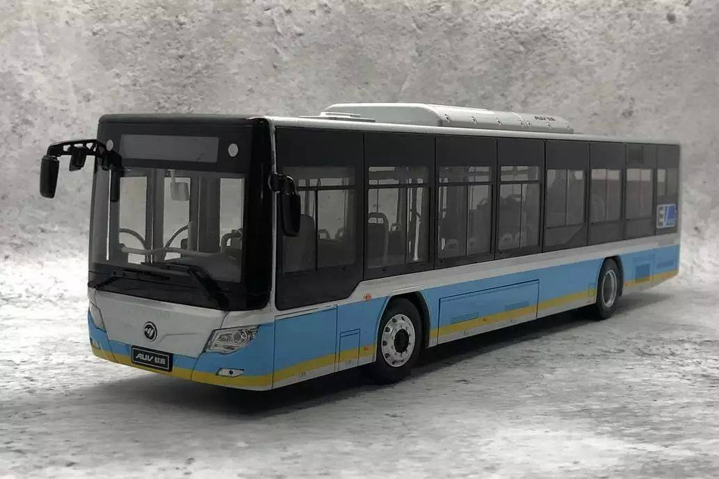 1 36 Foton AUV BJ6123EVCA-25 scale bus model. OEM project made by