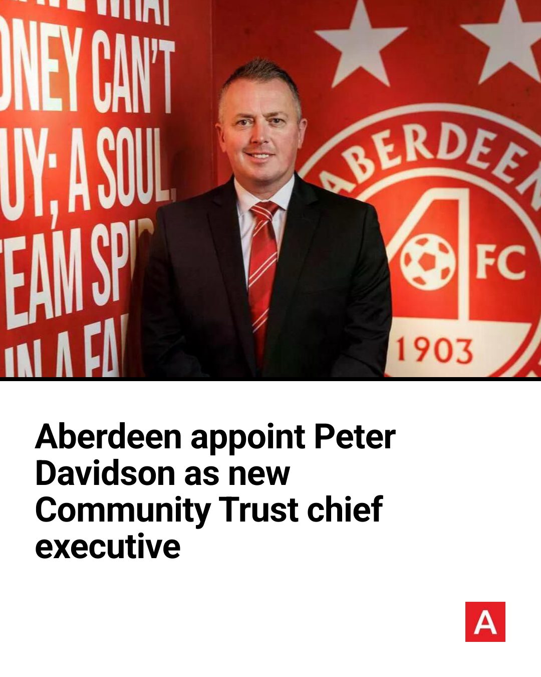 Aberdeen - A lifelong Dons fan, Peter emerged as the 