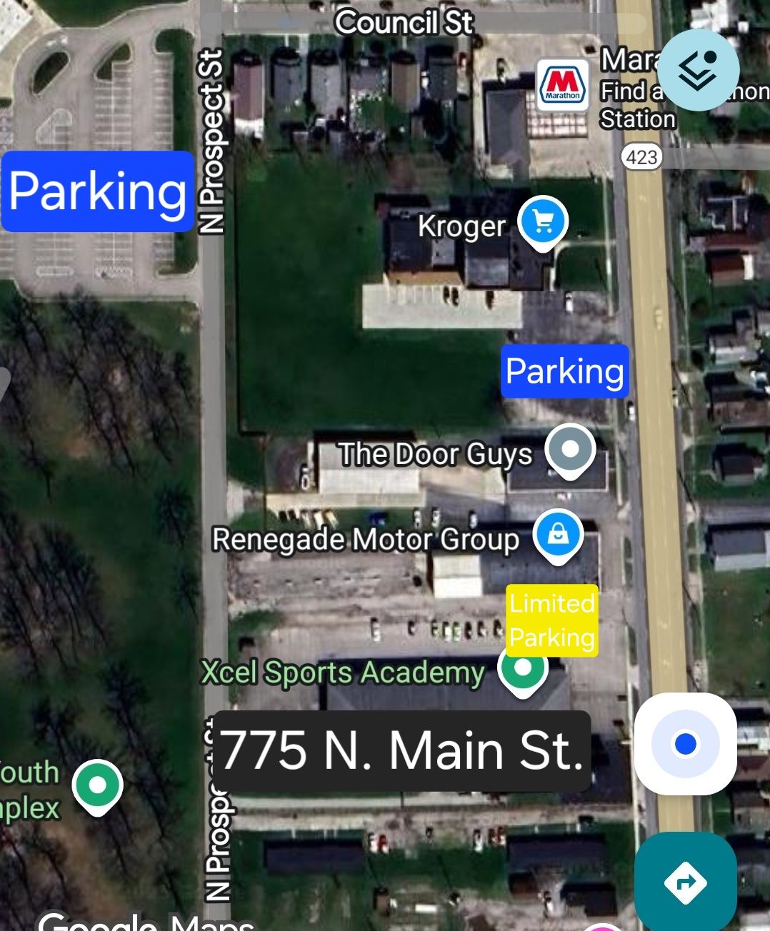 The Rockin' - Parking is limited at Xcel Sports Academy at 775 N. Main ...