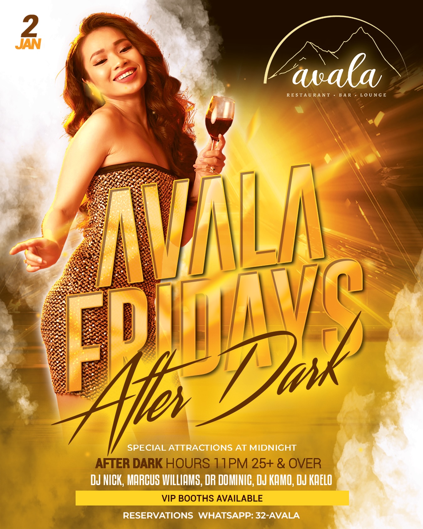 AVALA - From fine dining to full-on nightlife — when the clock strikes ...