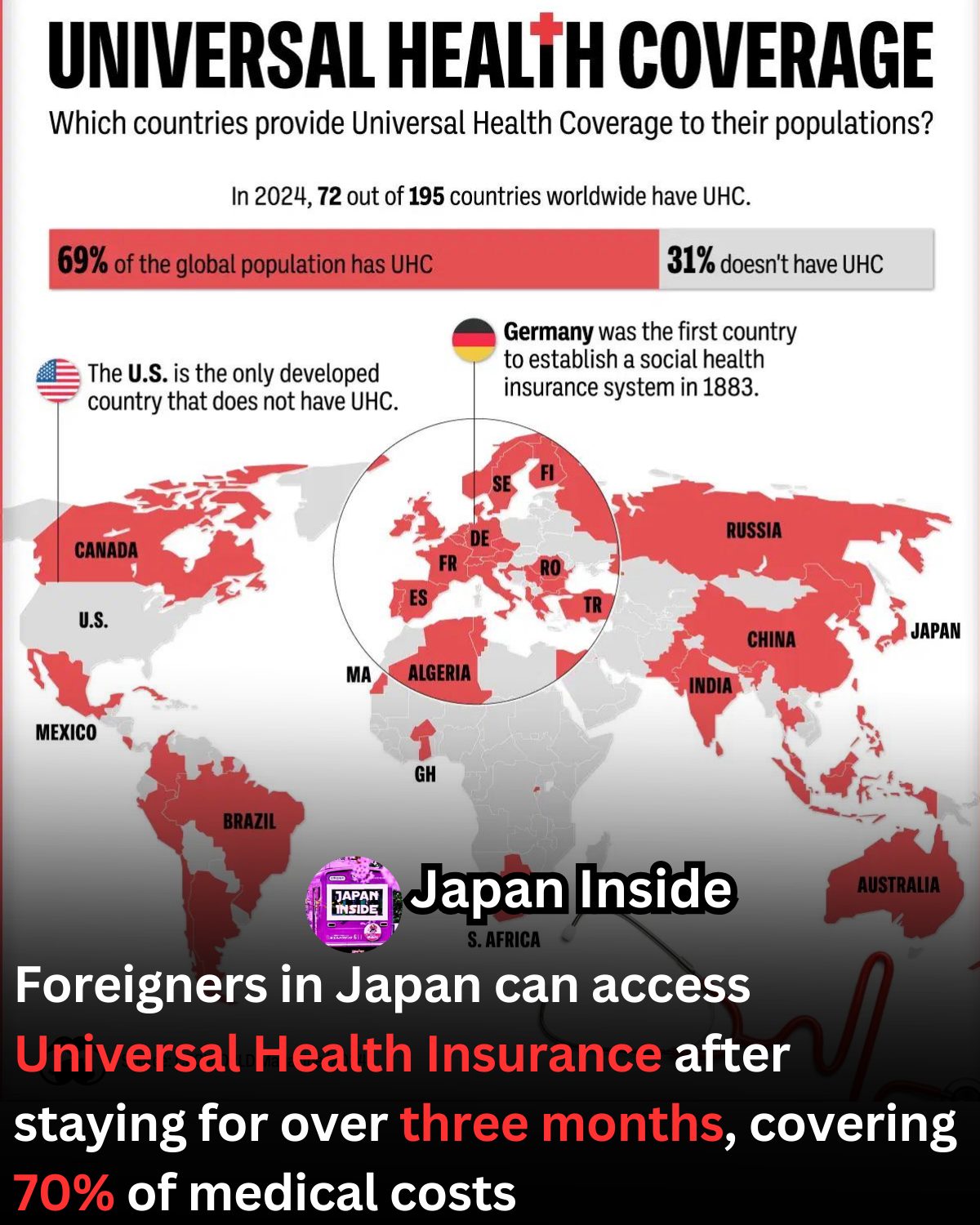 Japan - Japan's healthcare system is a model of universal coverage