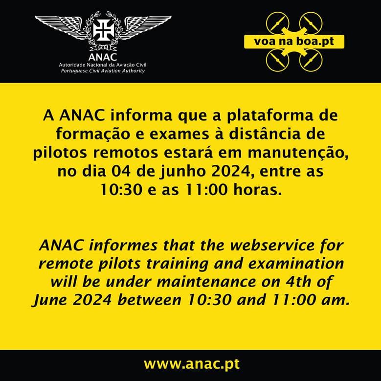 A ANAC informa que a plataforma de... - ANAC - Voa na Boa | Facebook