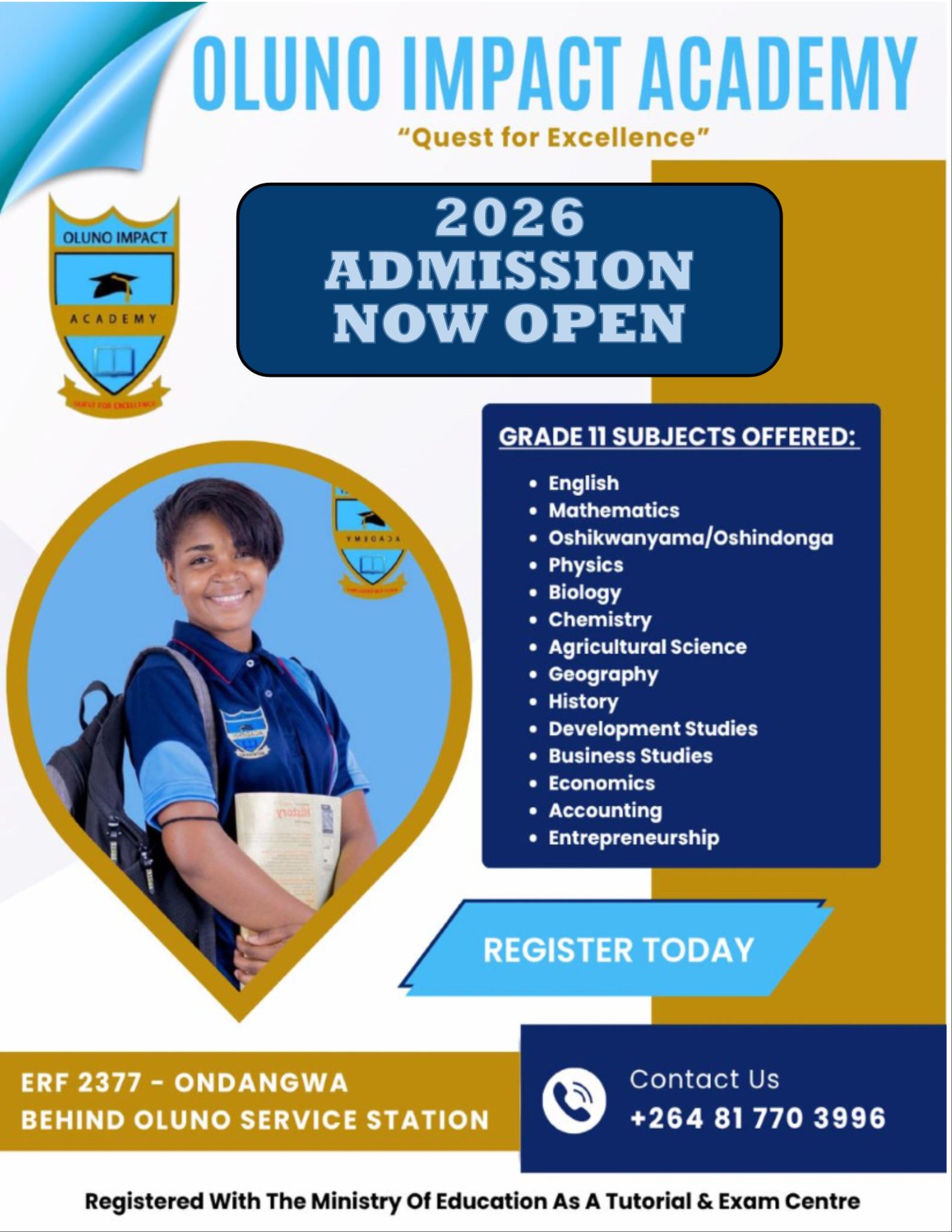 Oluno Impact Academy | Ondangwa