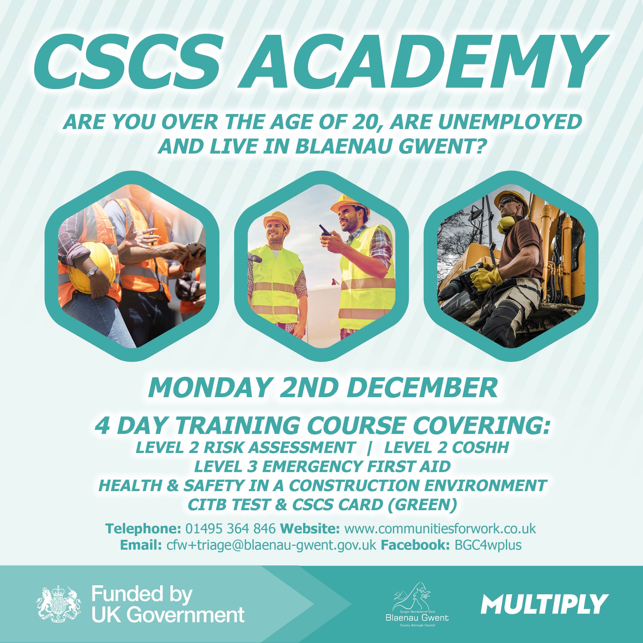 Need a CSCS... - Communities For Work Plus - Blaenau Gwent