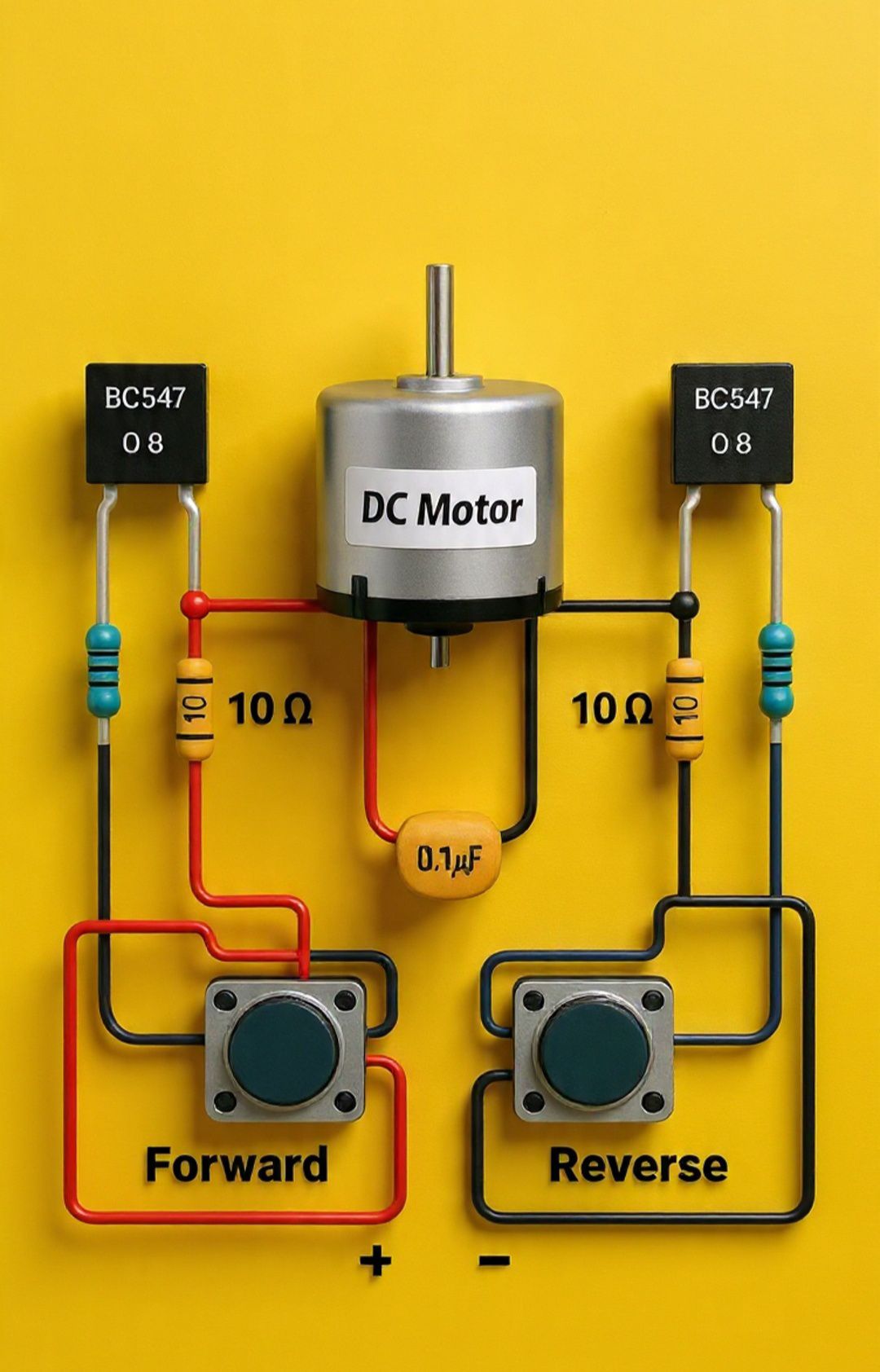Viral Video0.3 - DC motor Direction control circuit... | Facebook